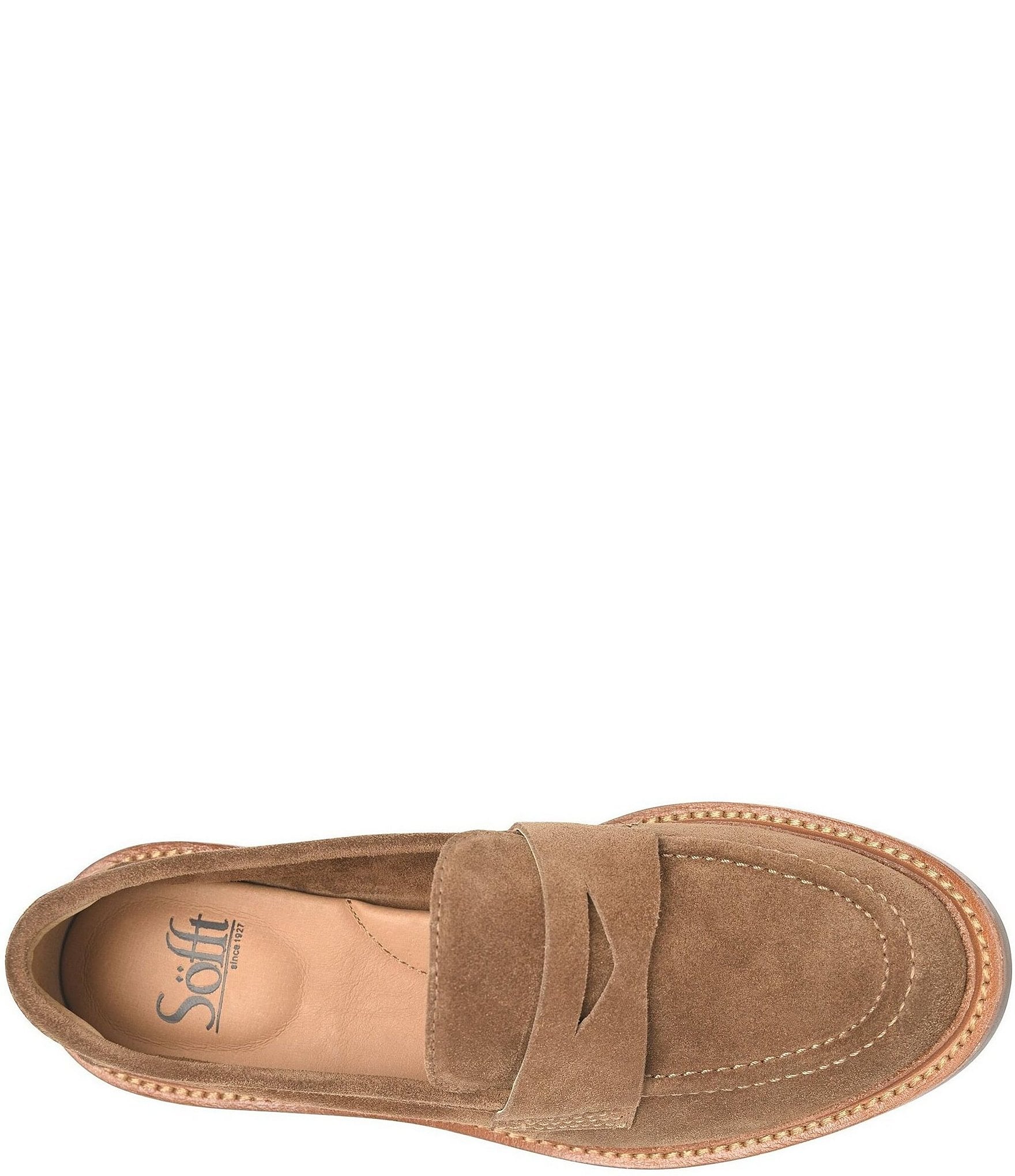 Sofft Mara Ultra Soft Suede Penny Keeper Loafers