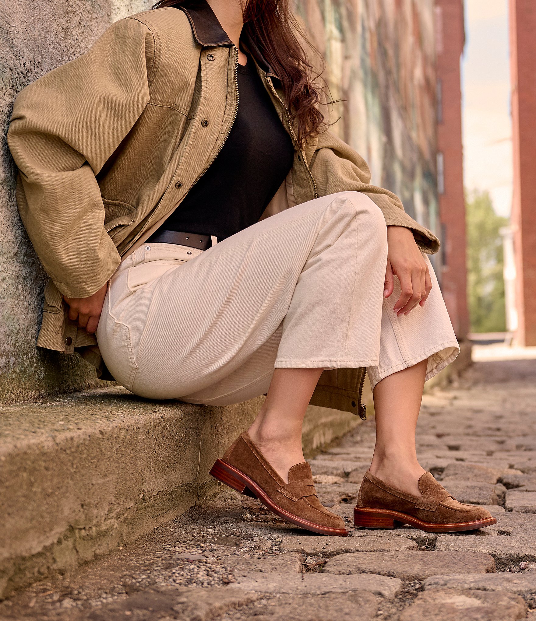 Sofft Mara Ultra Soft Suede Penny Keeper Loafers