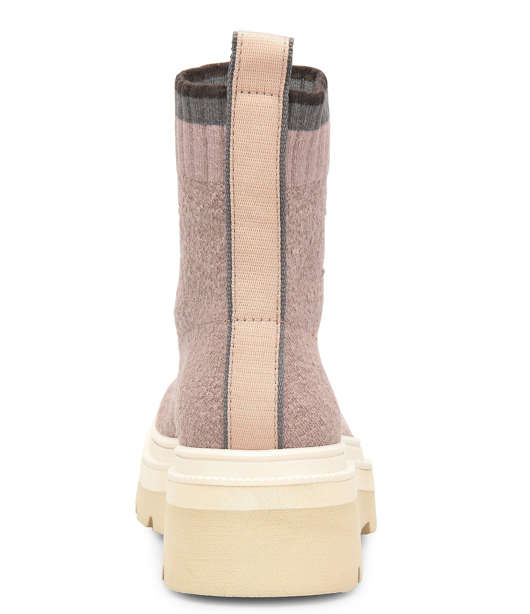 Sofft Provea Recycled Knit Stretch Lug Sole Platform Booties