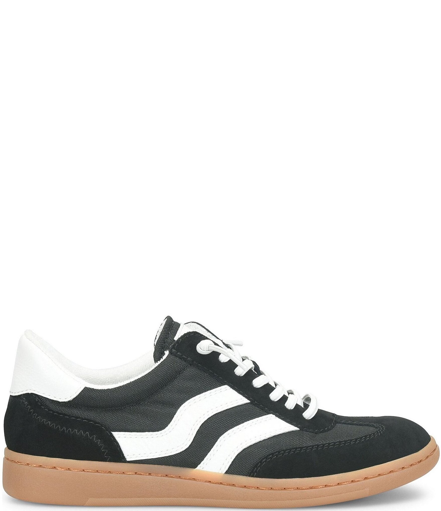 Sofft Remmi Suede and Nylon Retro Sneakers