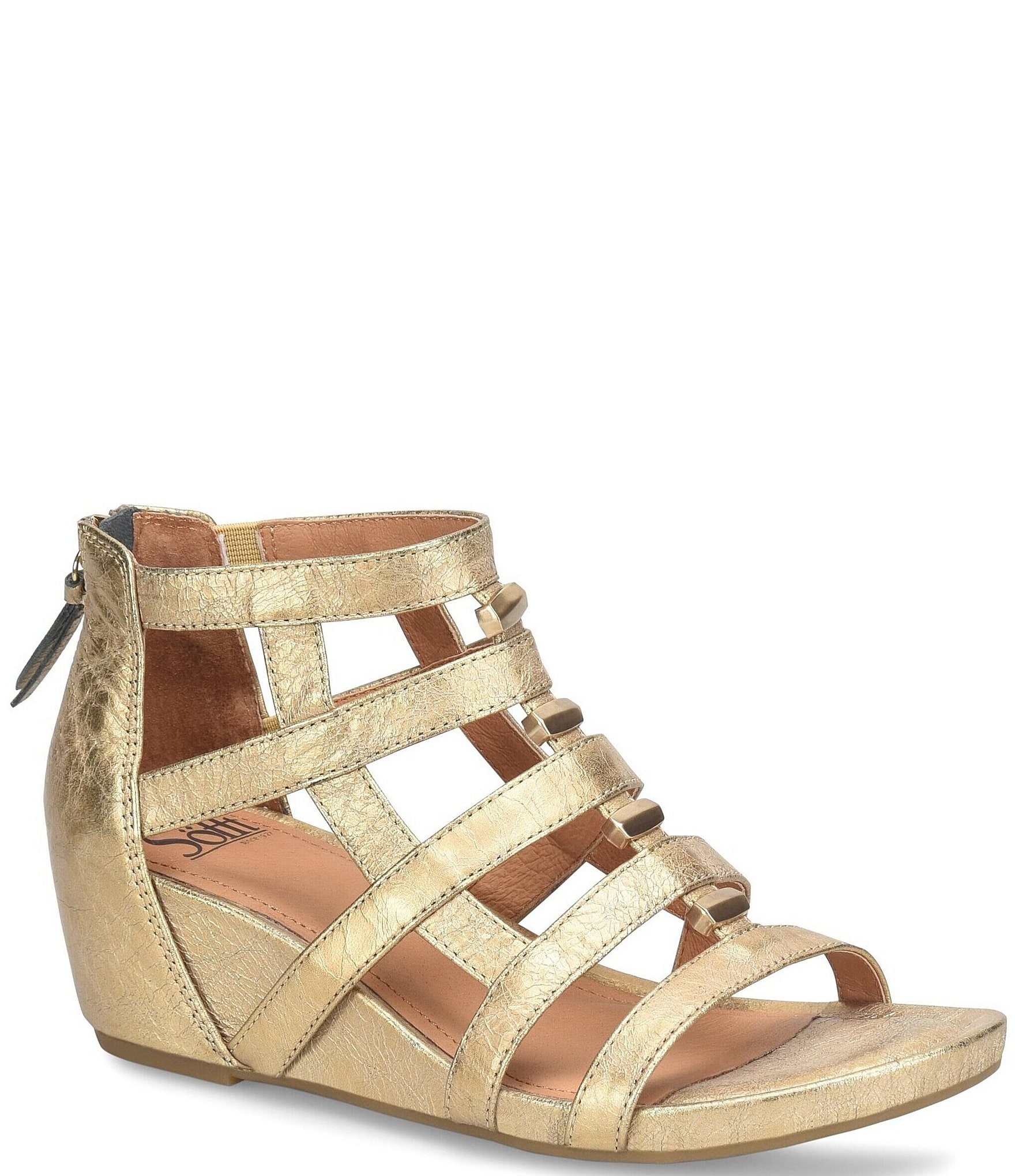 Gold Womens Natalia Wedge Sandal | Michael By Michael Shannon | Rack Room  Shoes