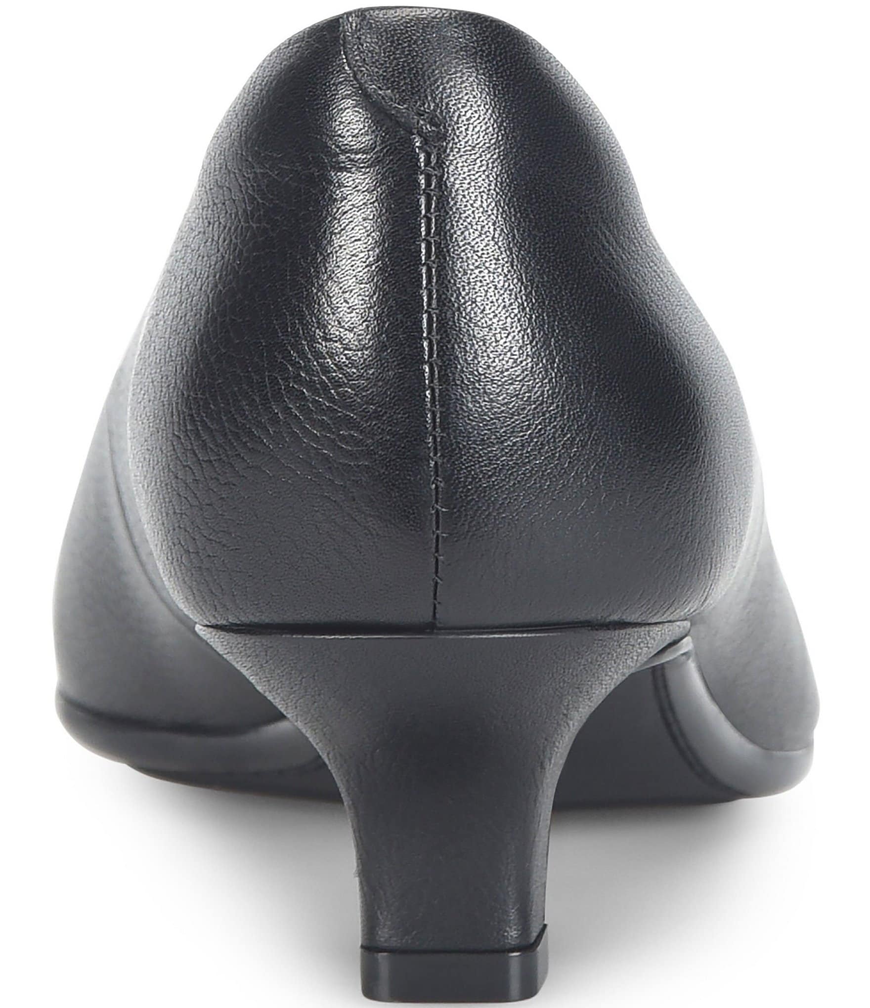 Sofft Sabrina Leather Pointed Toe Kitten Heel Pumps