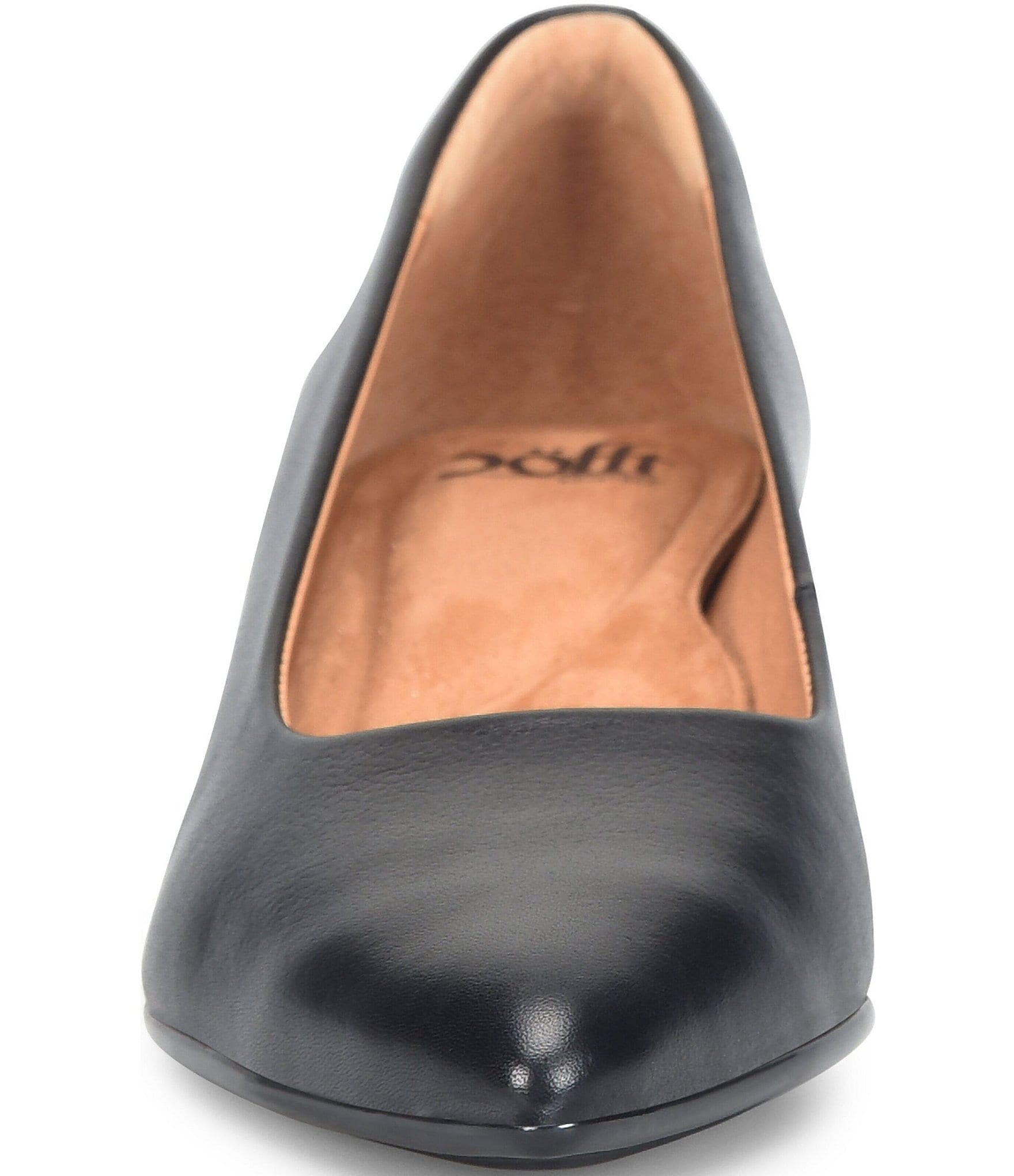 Sofft Sabrina Leather Pointed Toe Kitten Heel Pumps