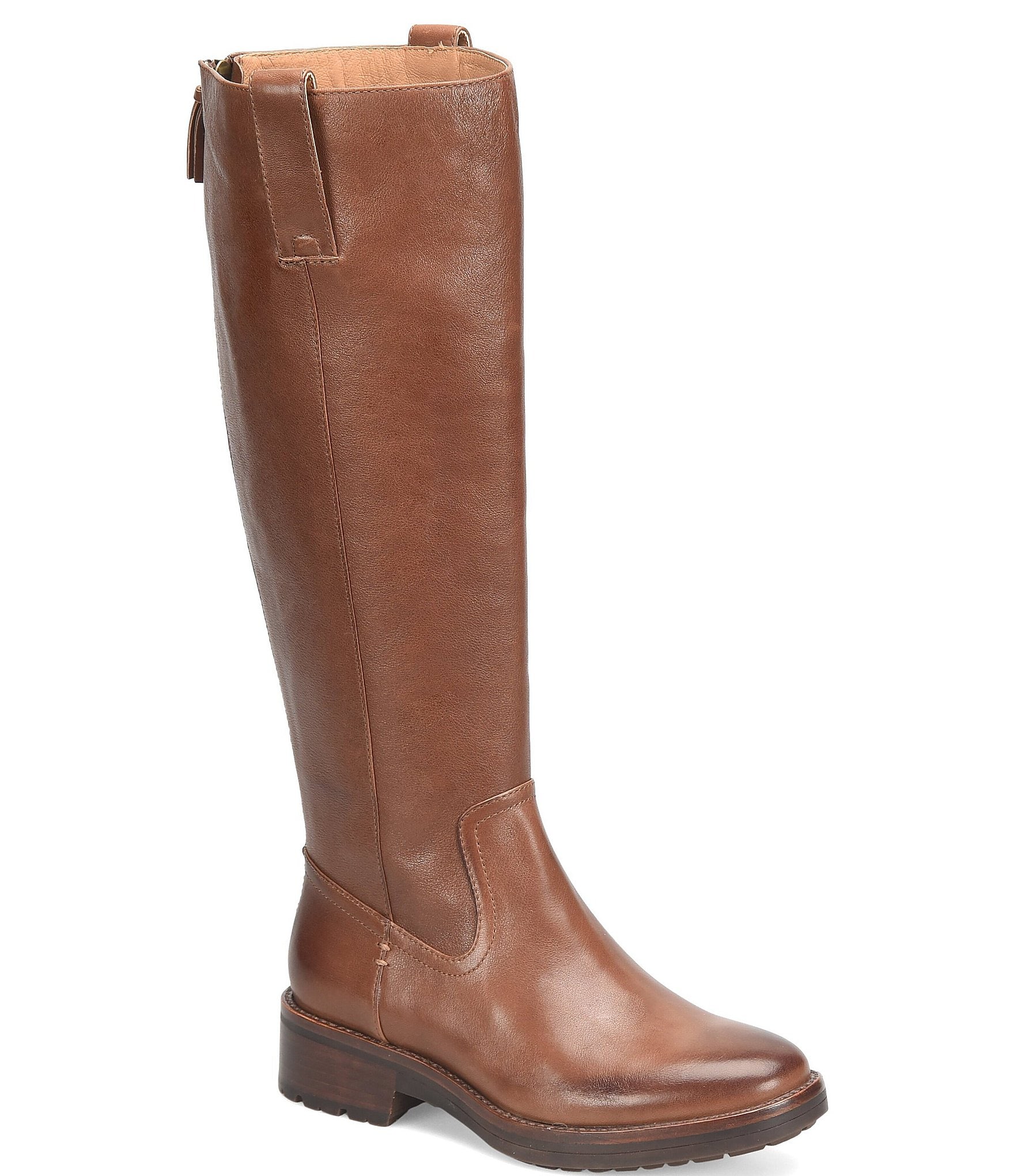 Sofft Samantha II Leather Waterproof Riding Boots | Dillard's