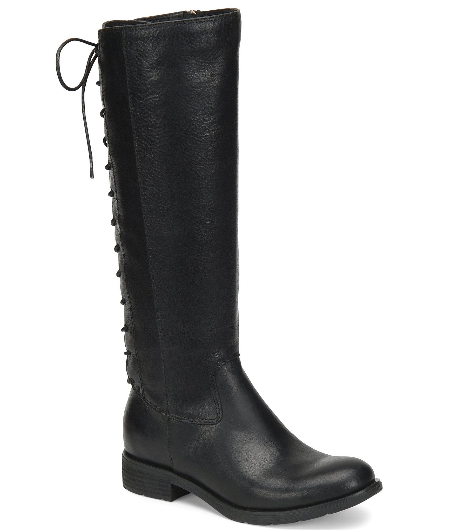 Sofft Sharnell II Leather Lace-Up Waterproof Tall Boots | Dillard's