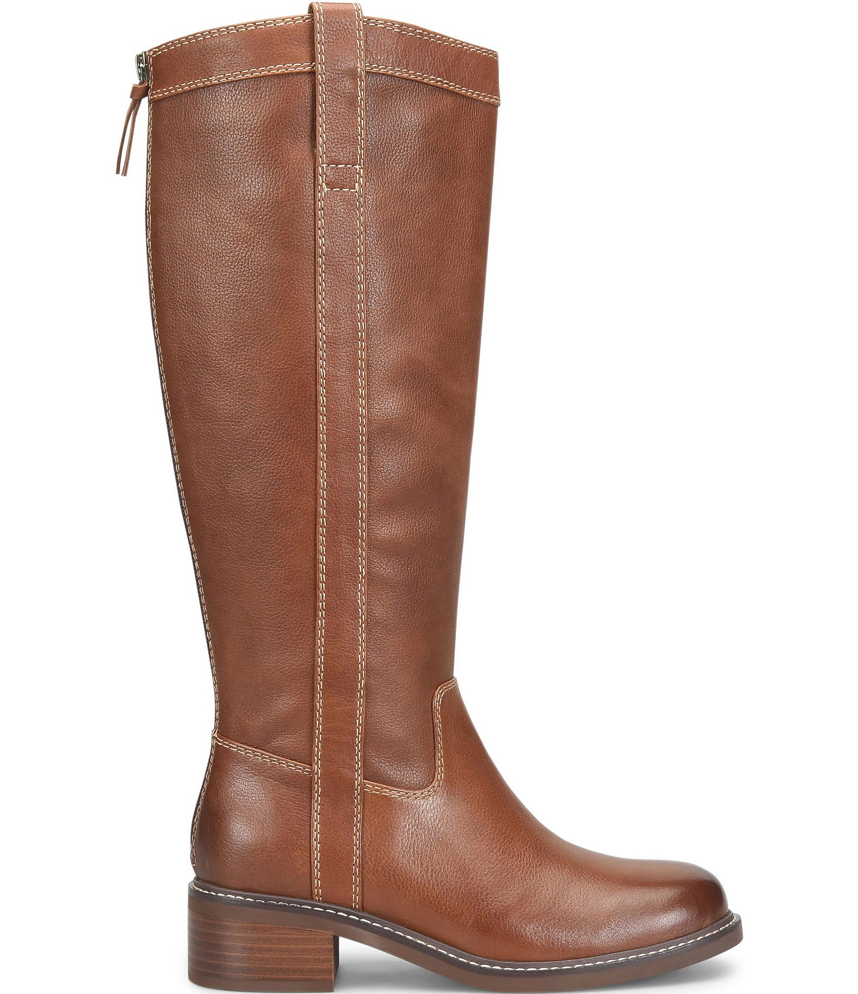 Sofft Taryn Water-Resistant Leather Riding Boots