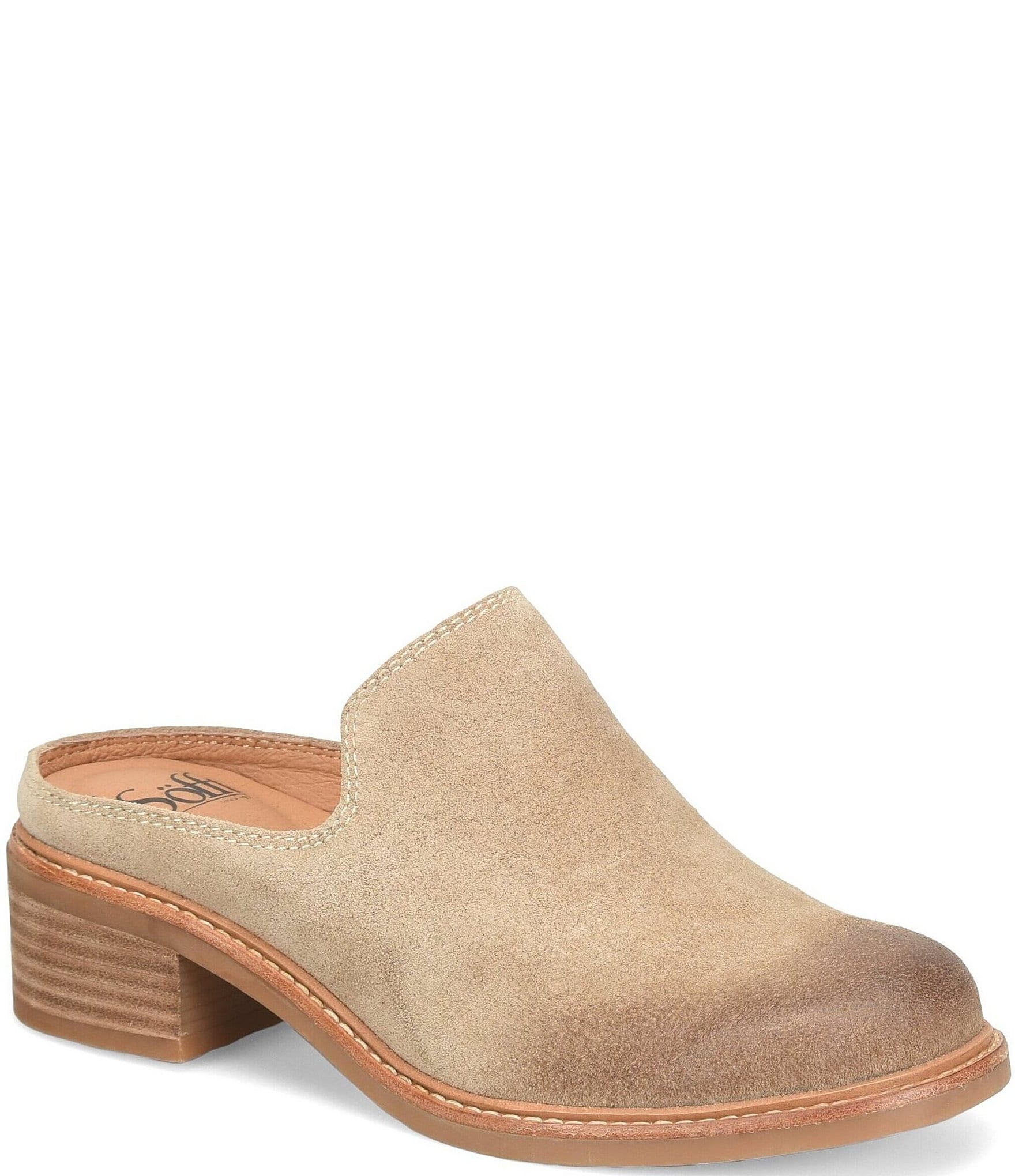 Sofft Trinity Suede Western Mules