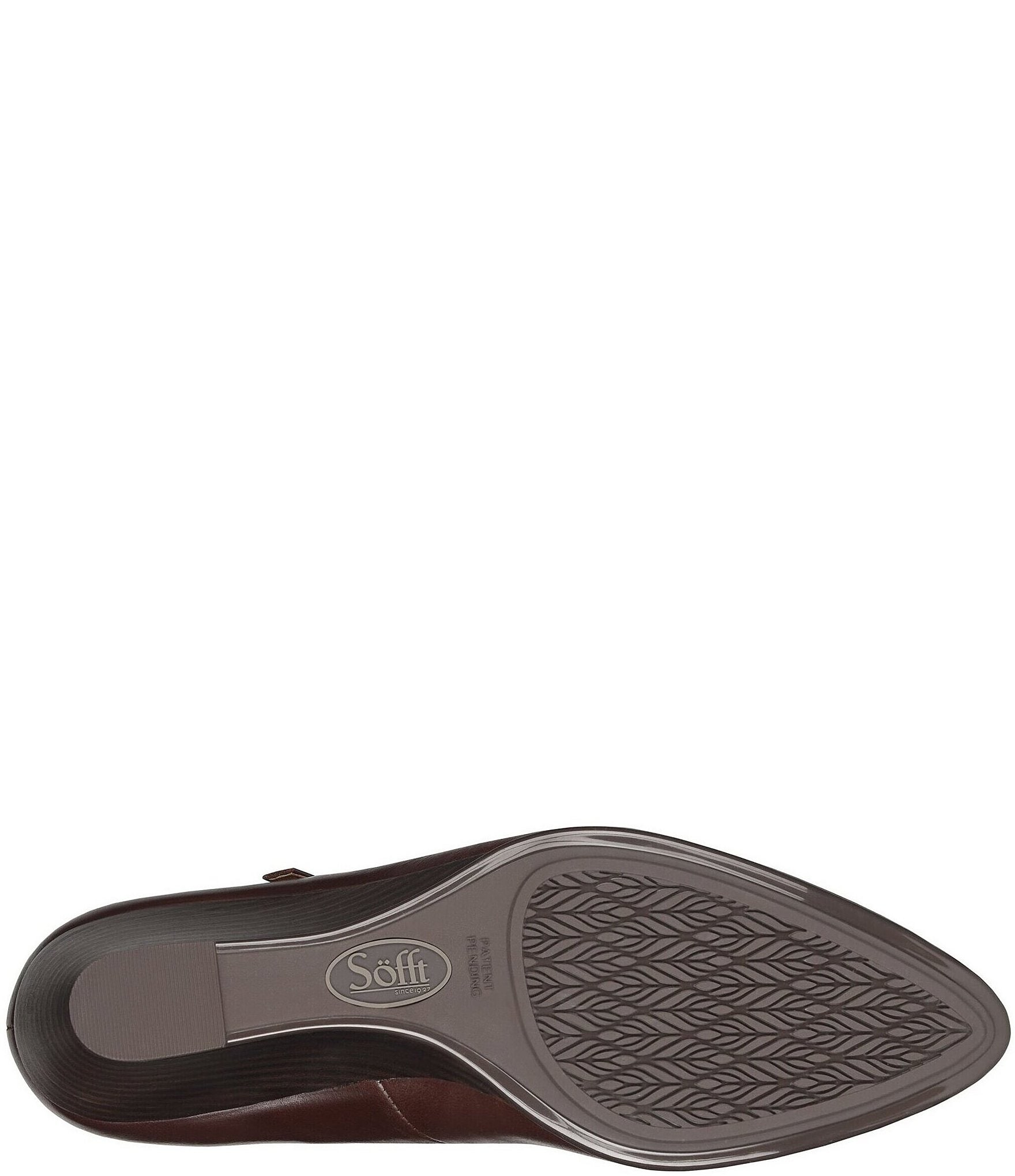 Sofft Wisteria Leather Mary Jane Wedge Pumps
