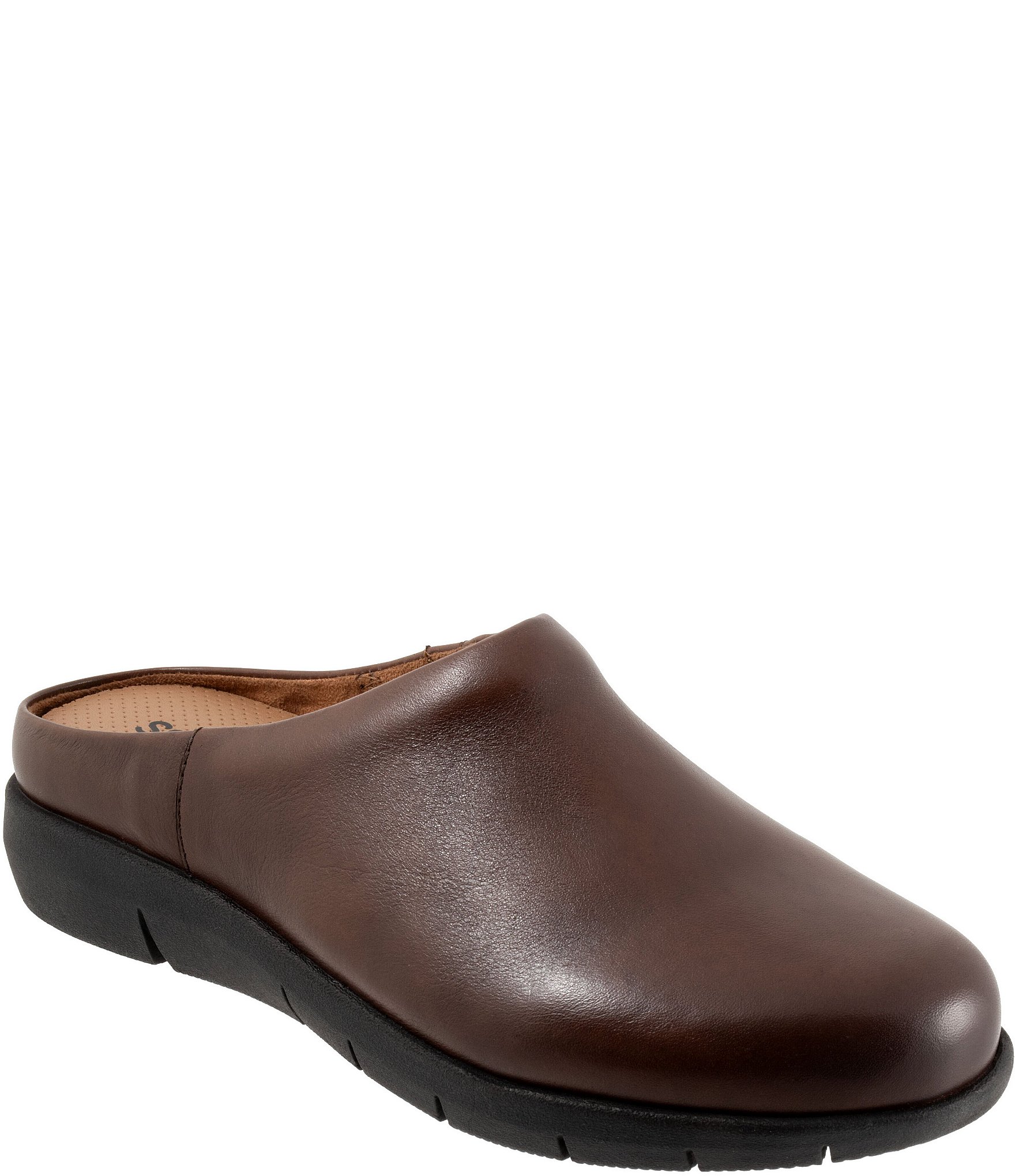 SoftWalk Andria Leather Clogs | Dillard's