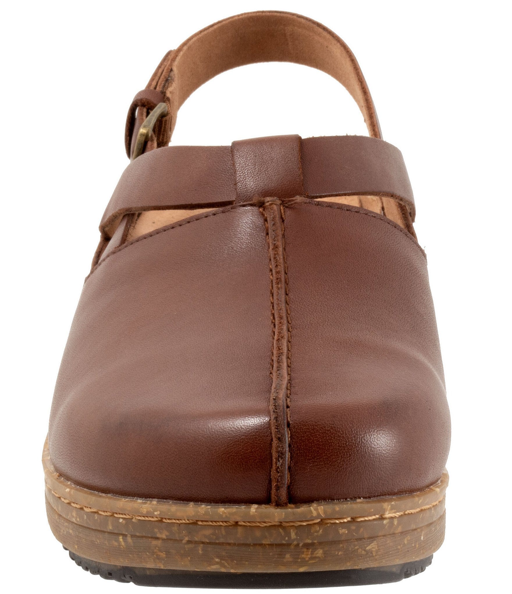 SoftWalk Arica Leather Slingback Clogs