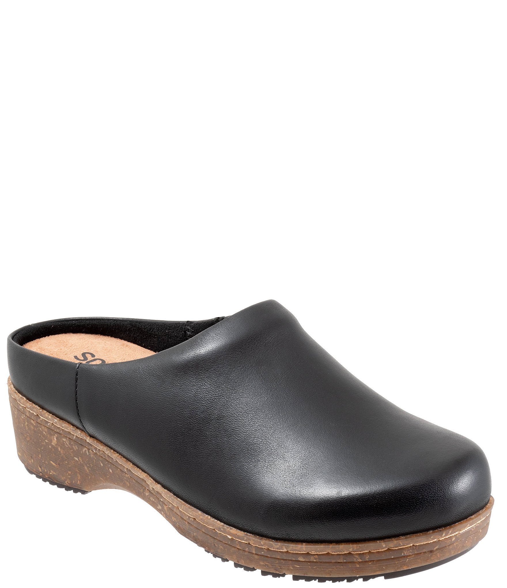 SoftWalk Arvada Leather Clogs