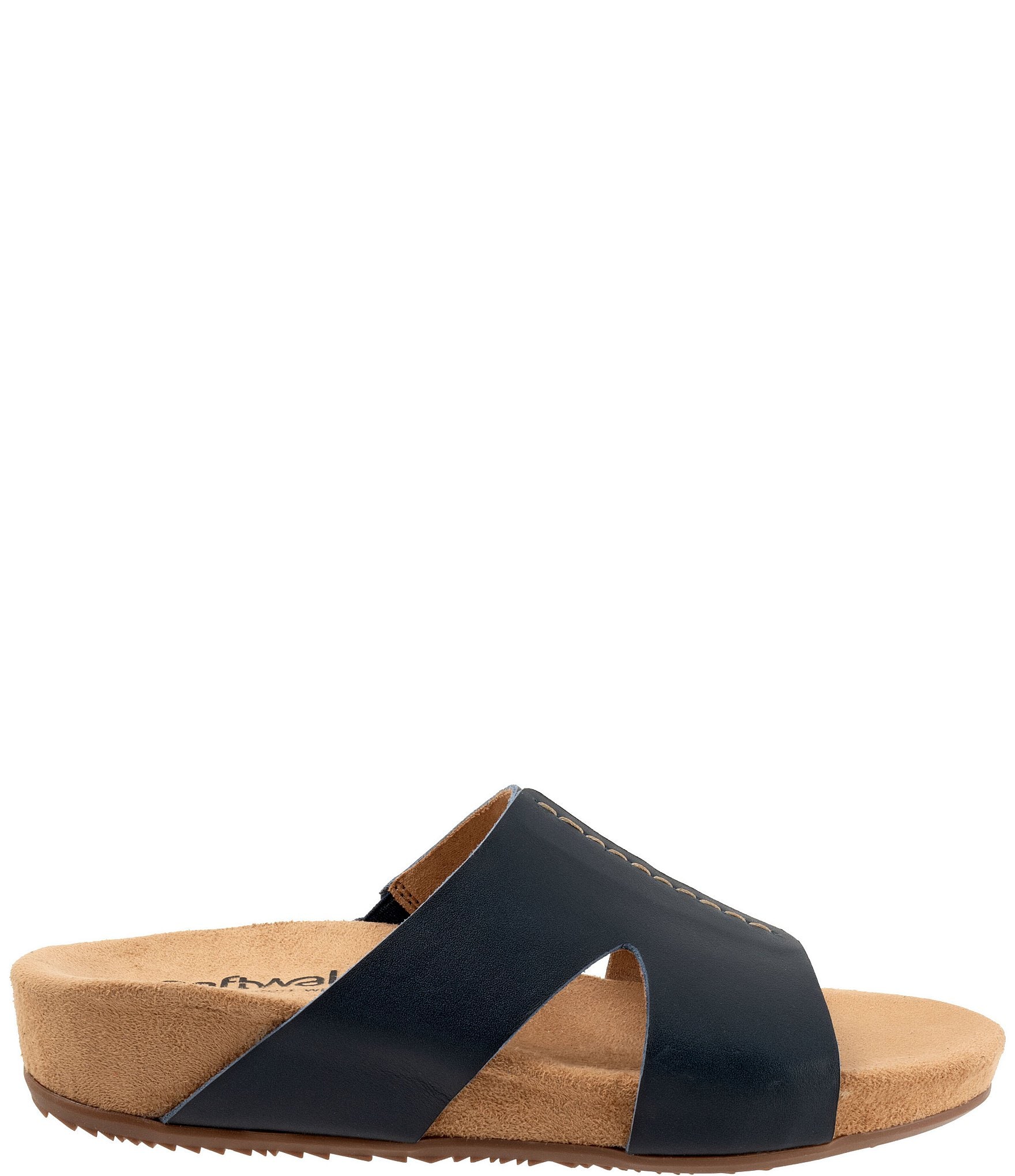 SoftWalk Beverly 2.0 Leather Slide Sandals