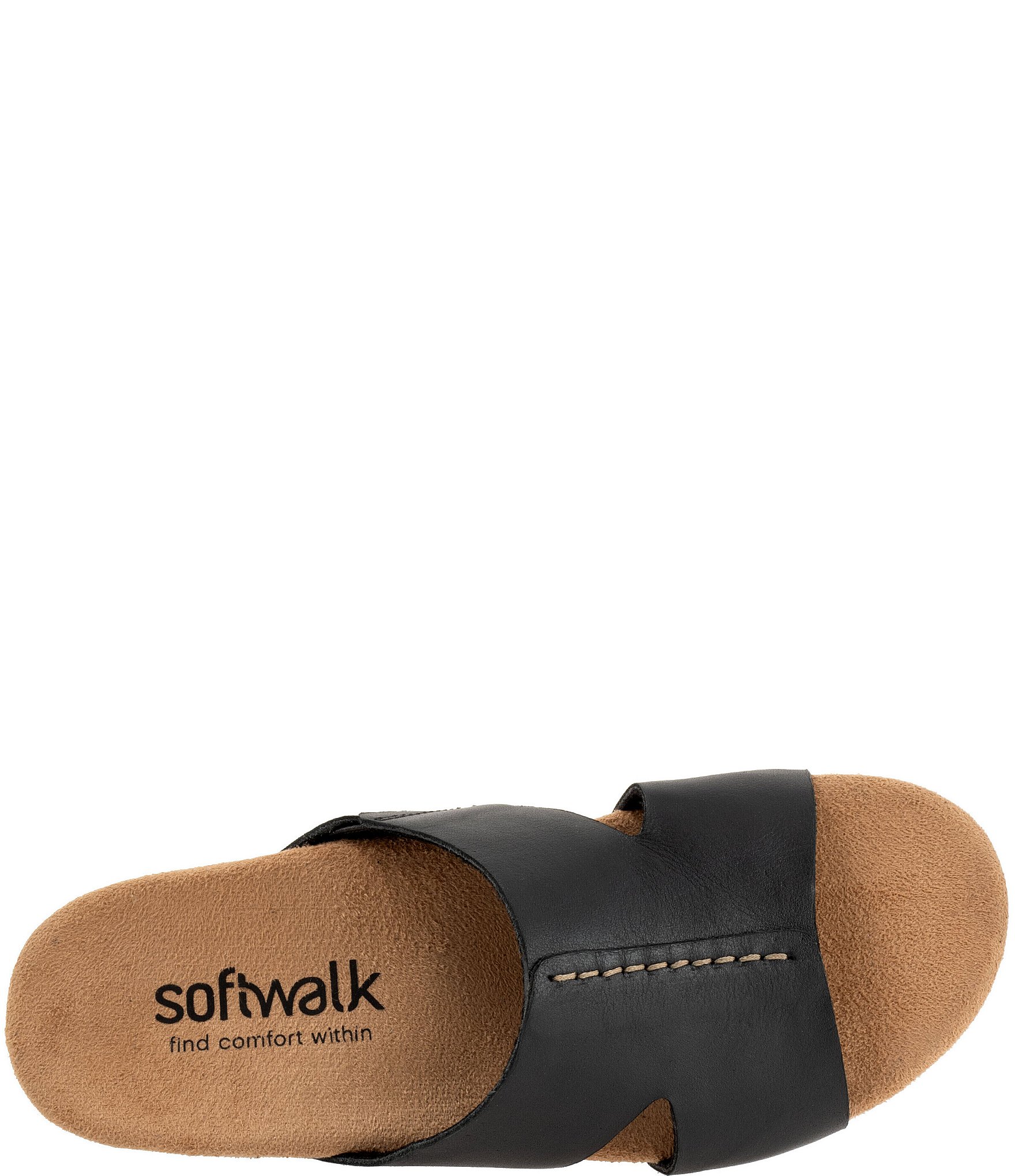 SoftWalk Beverly 2.0 Leather Slide Sandals