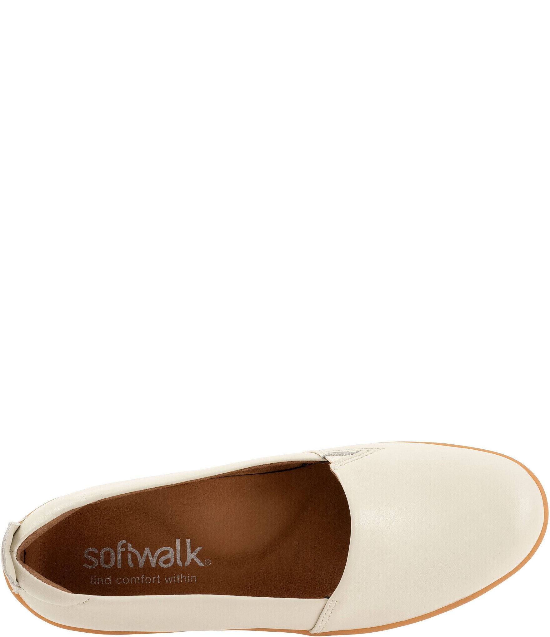 SoftWalk Deva Leather Slip On Loafers