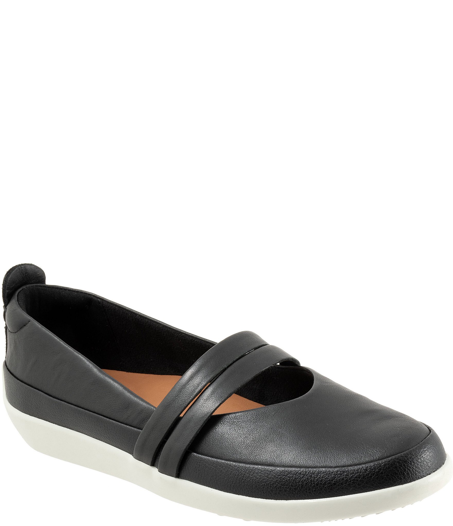 SoftWalk Devon Leather Mary Jane Flats