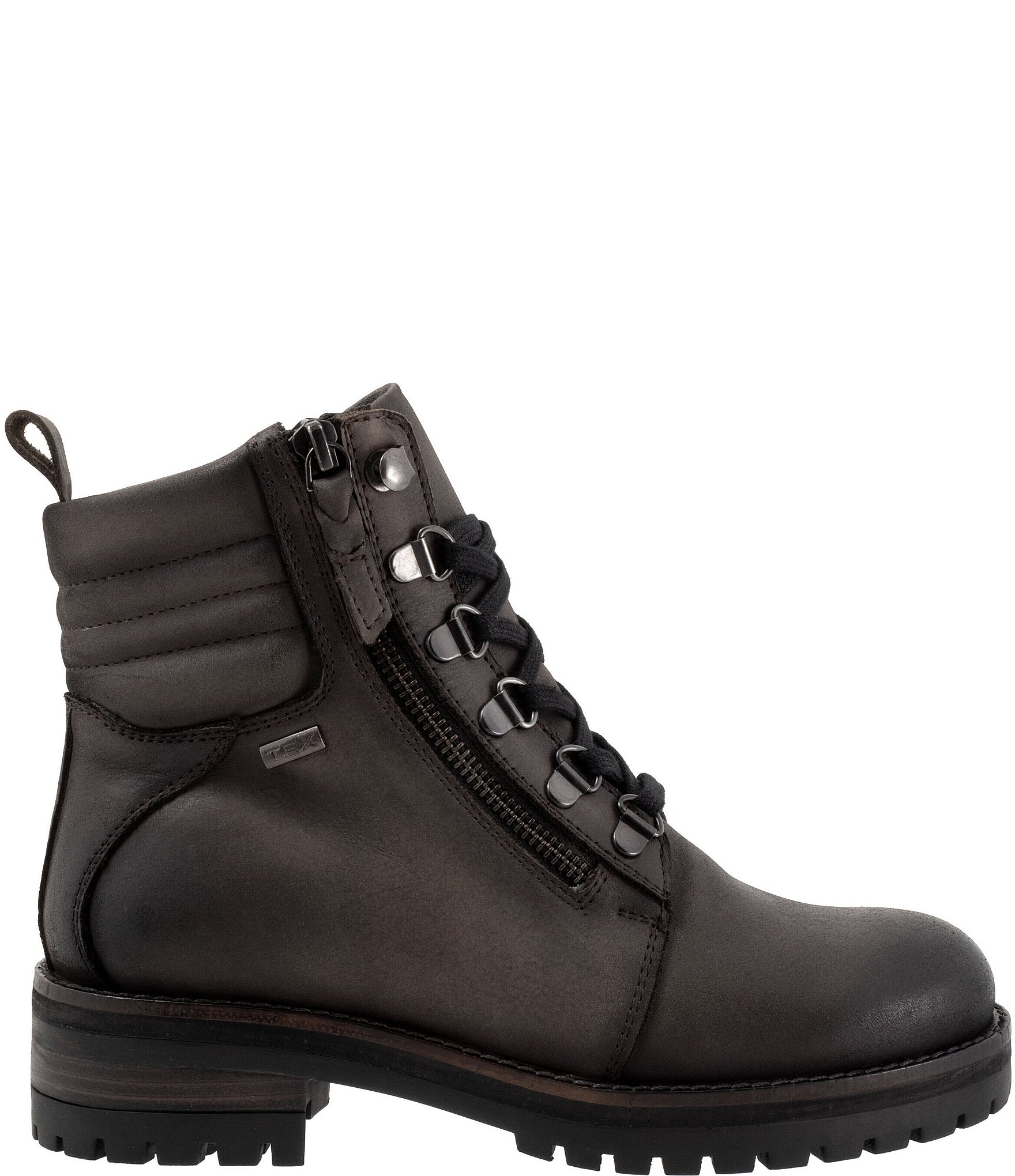 SoftWalk Everett Distressed Leather Hiker Booties