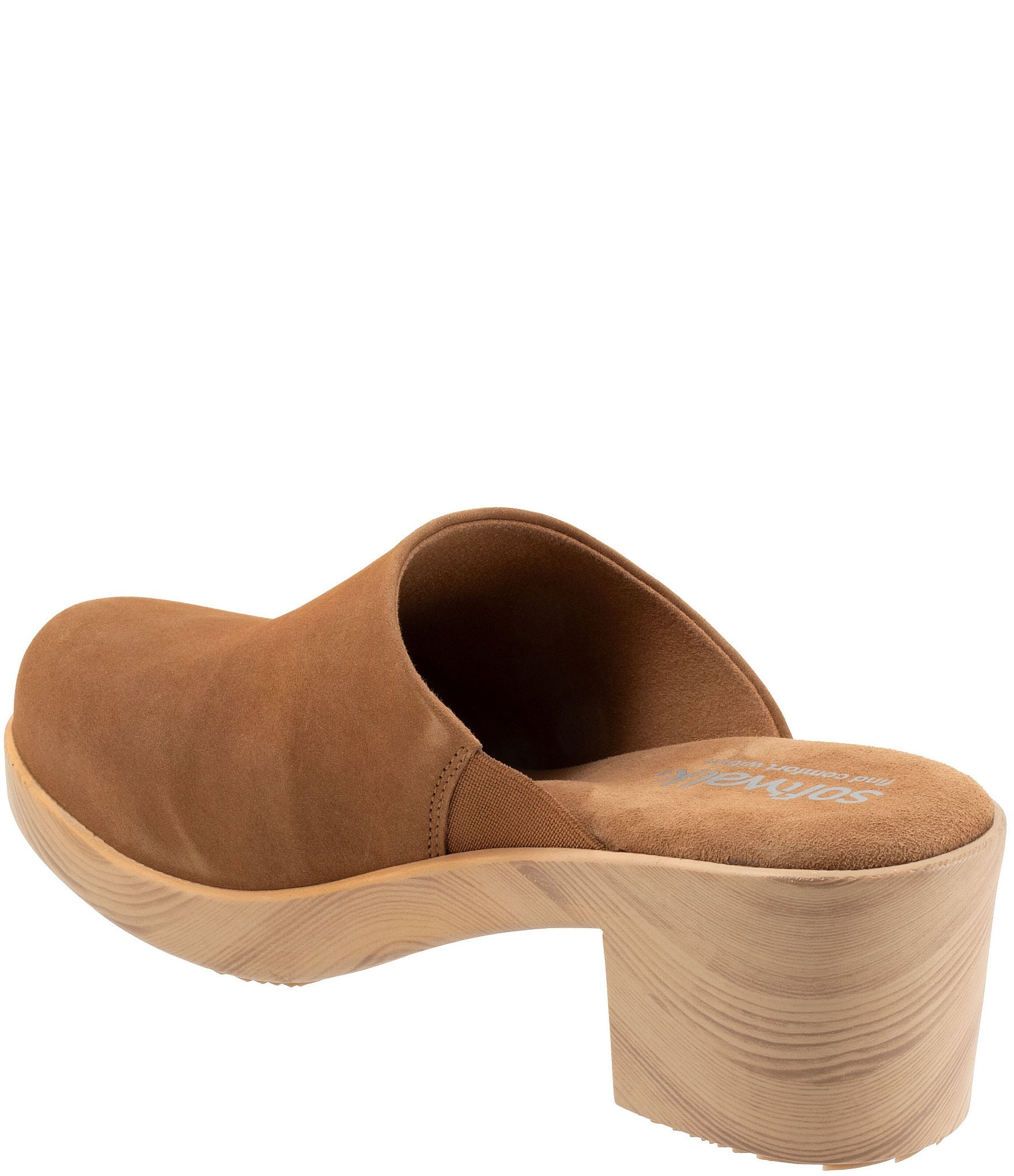 SoftWalk Felida Nubuck Suede Clogs