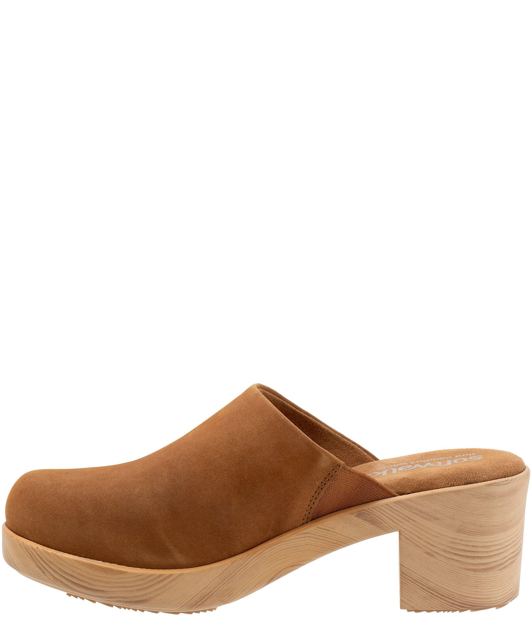 SoftWalk Felida Nubuck Suede Clogs