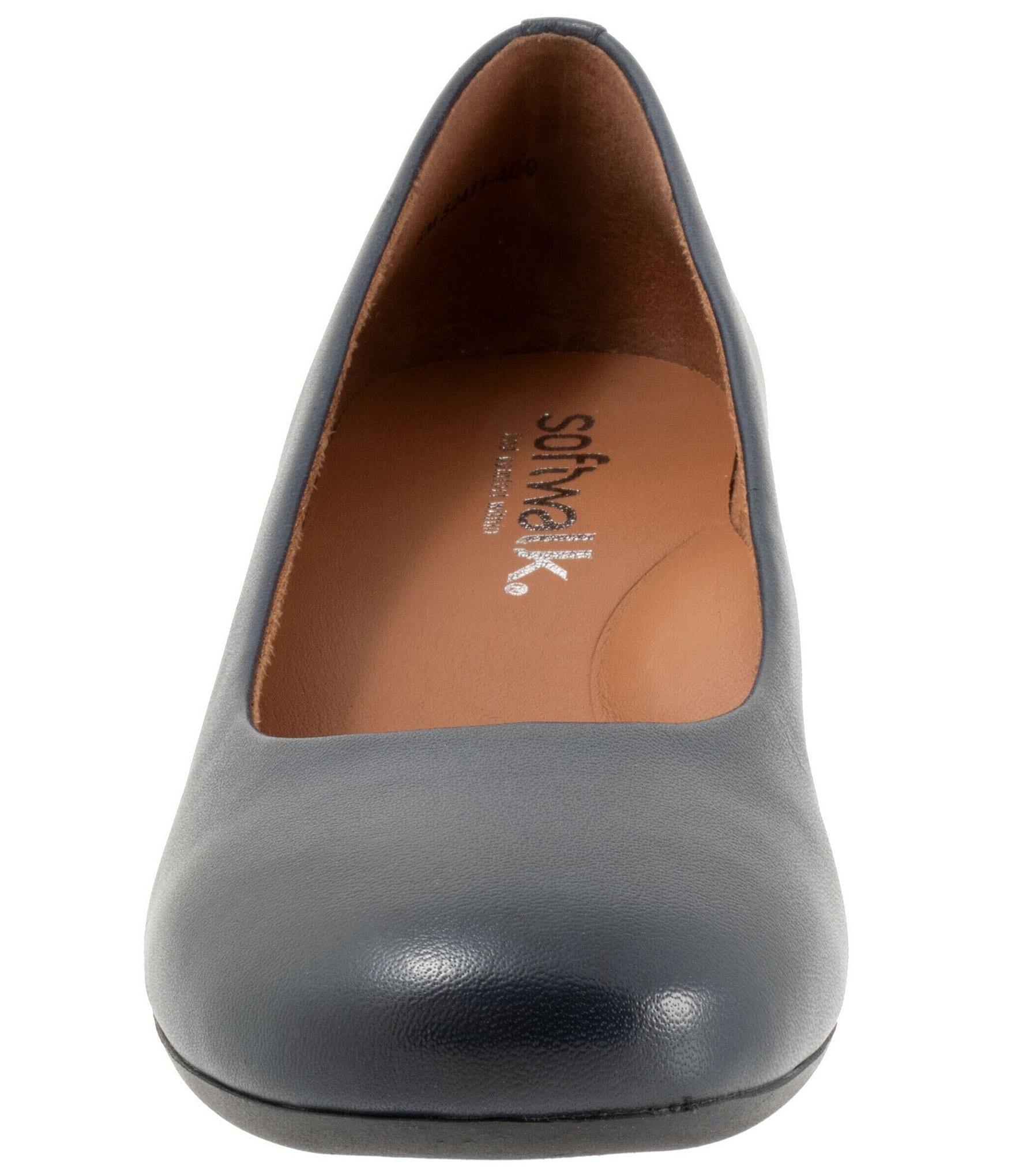 SoftWalk Lynn Leather Block Heel Pumps