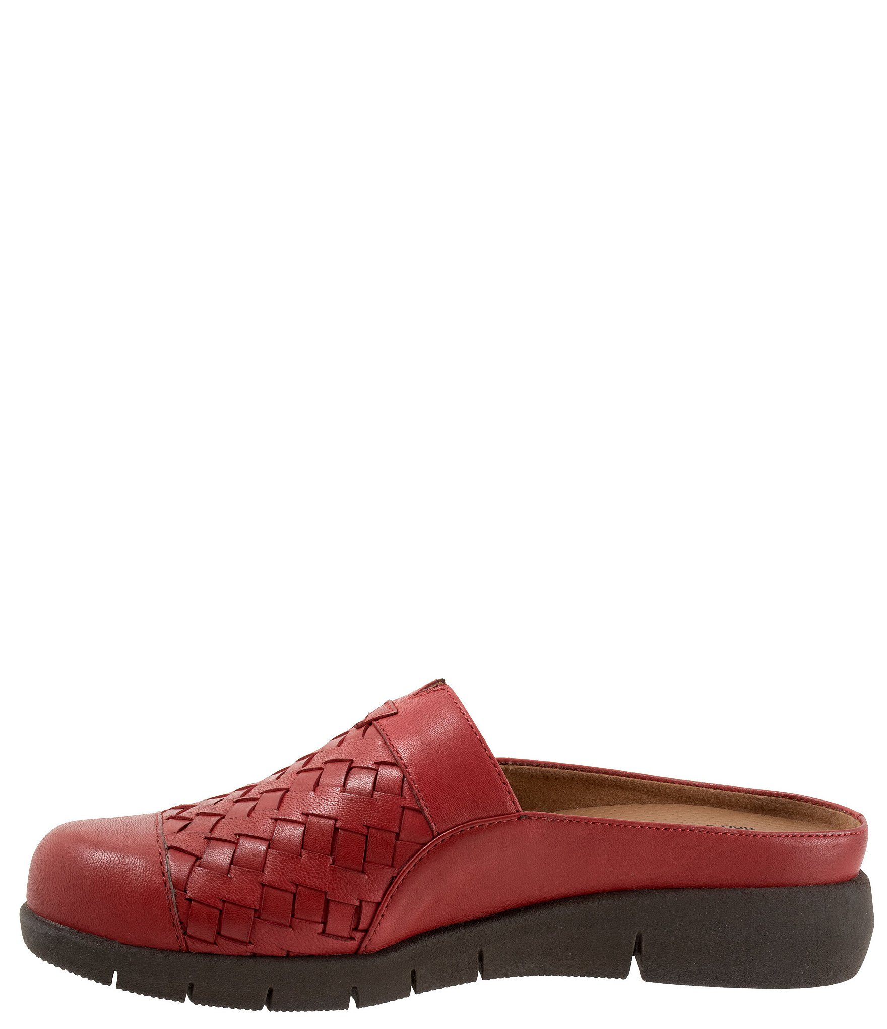 SoftWalk San Marcos II Woven Leather Slip-On Clogs