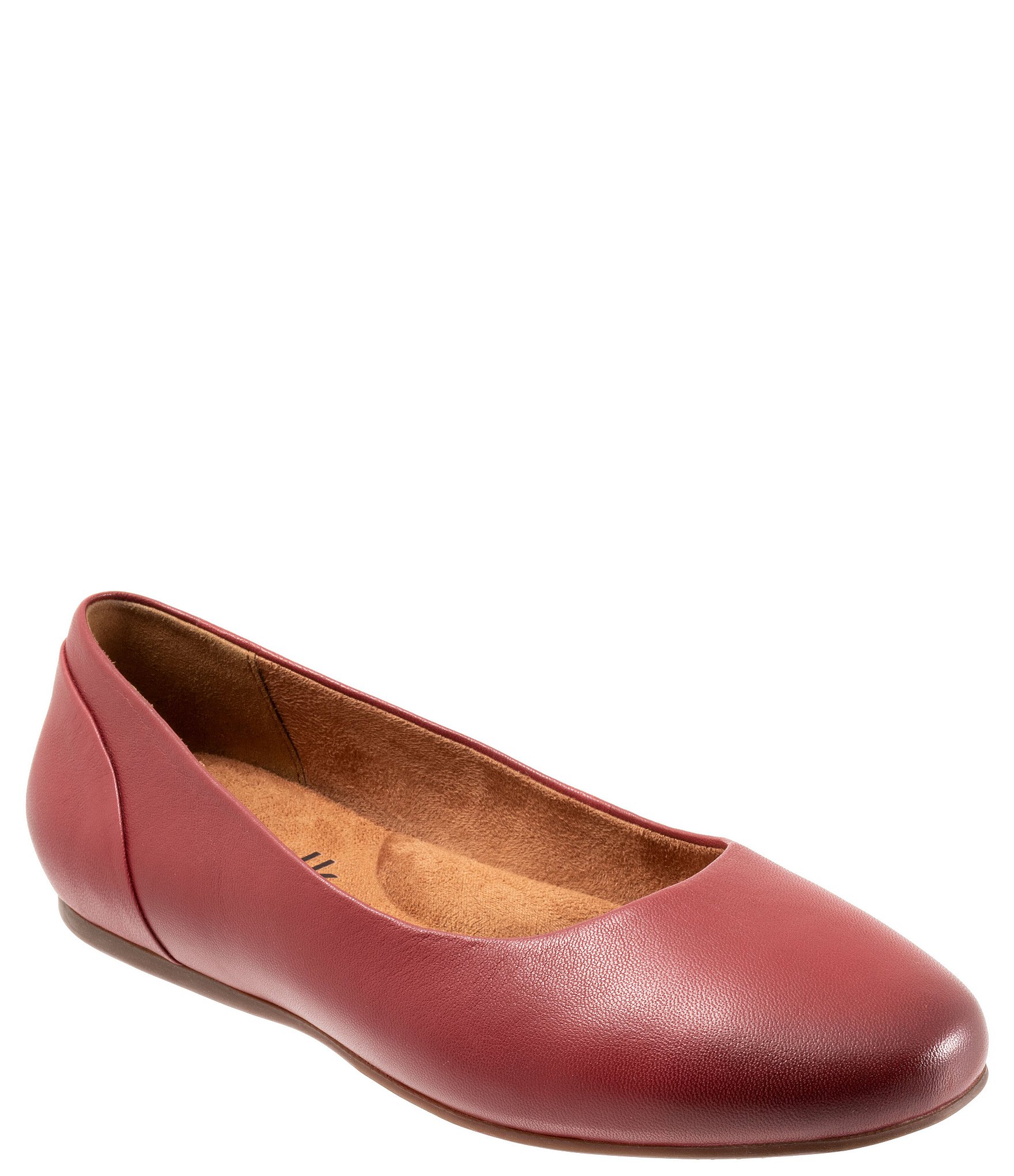 SoftWalk Shiraz Leather Slip-On Flats