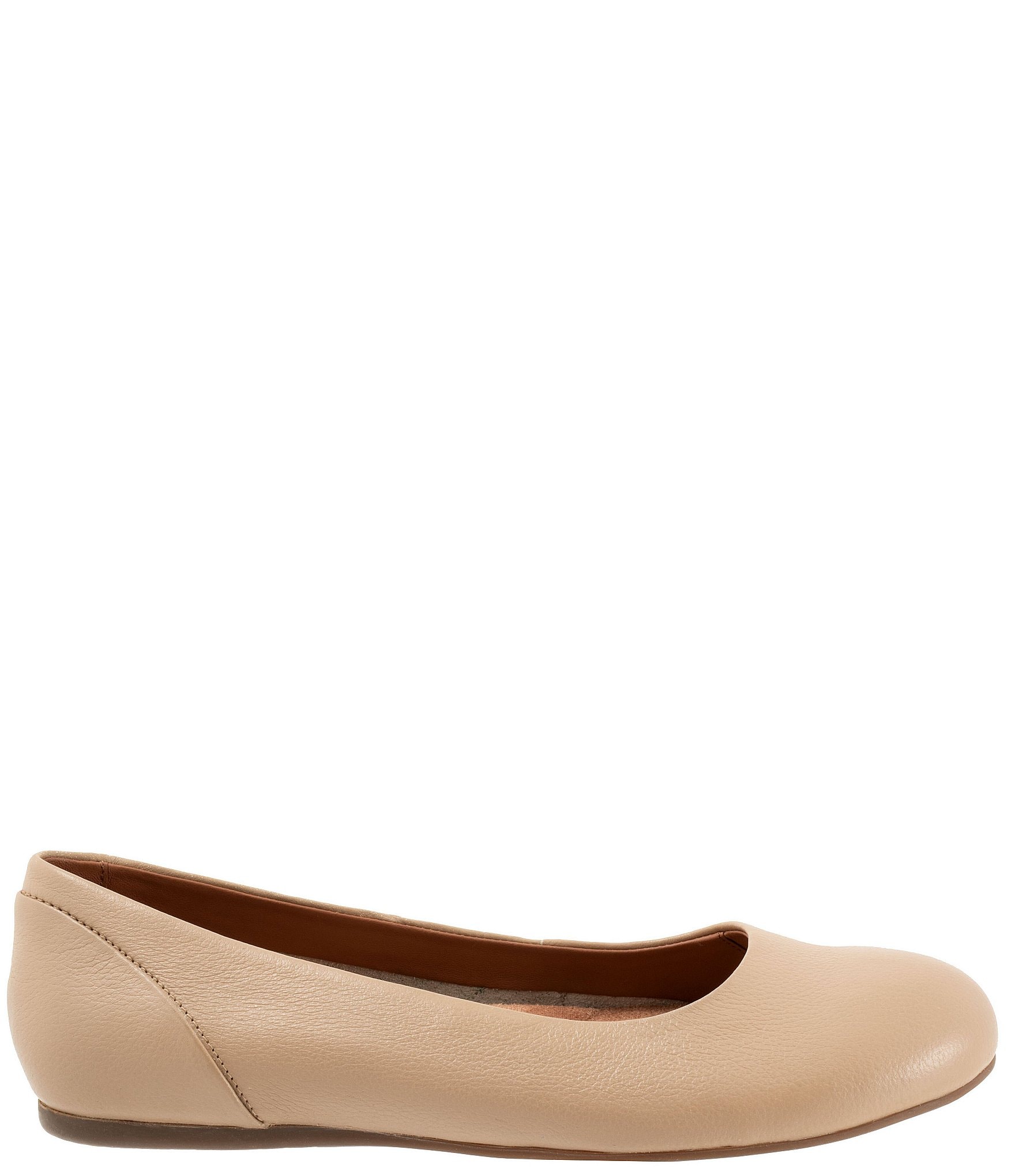 SoftWalk Sonoma Leather Ballet Flats