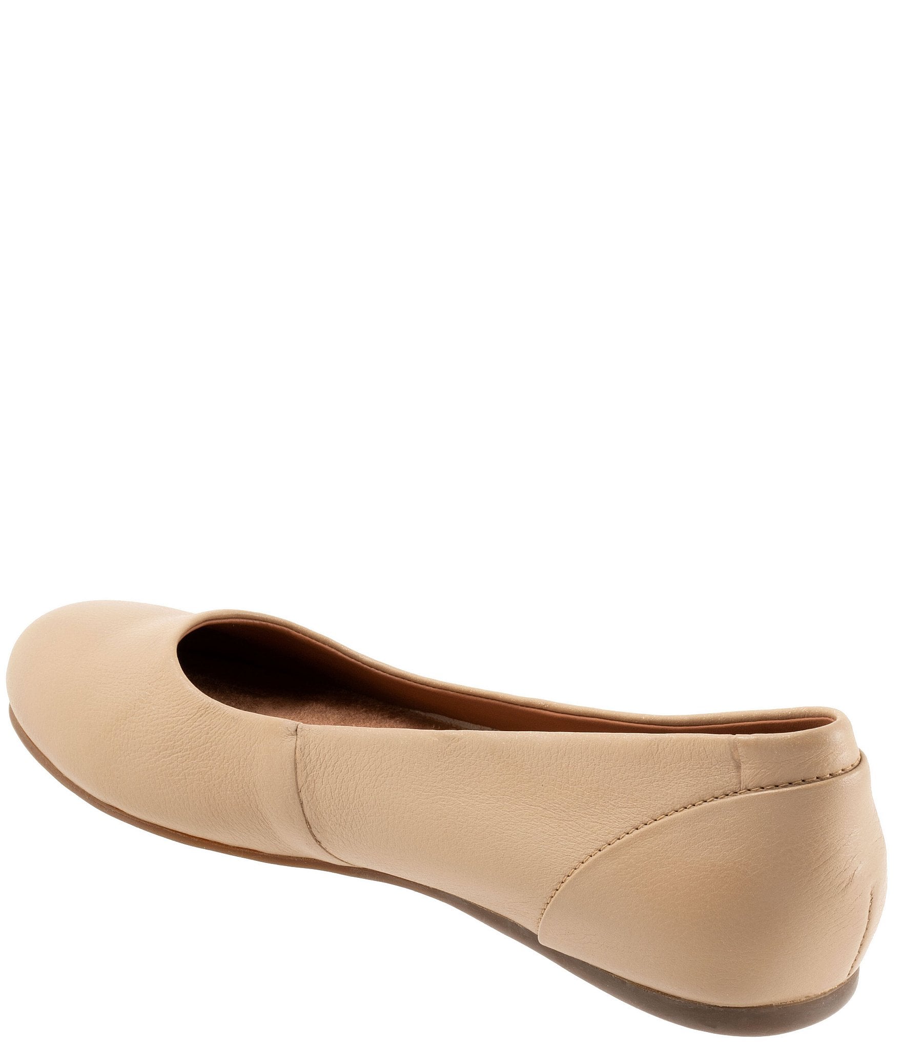 SoftWalk Sonoma Leather Ballet Flats