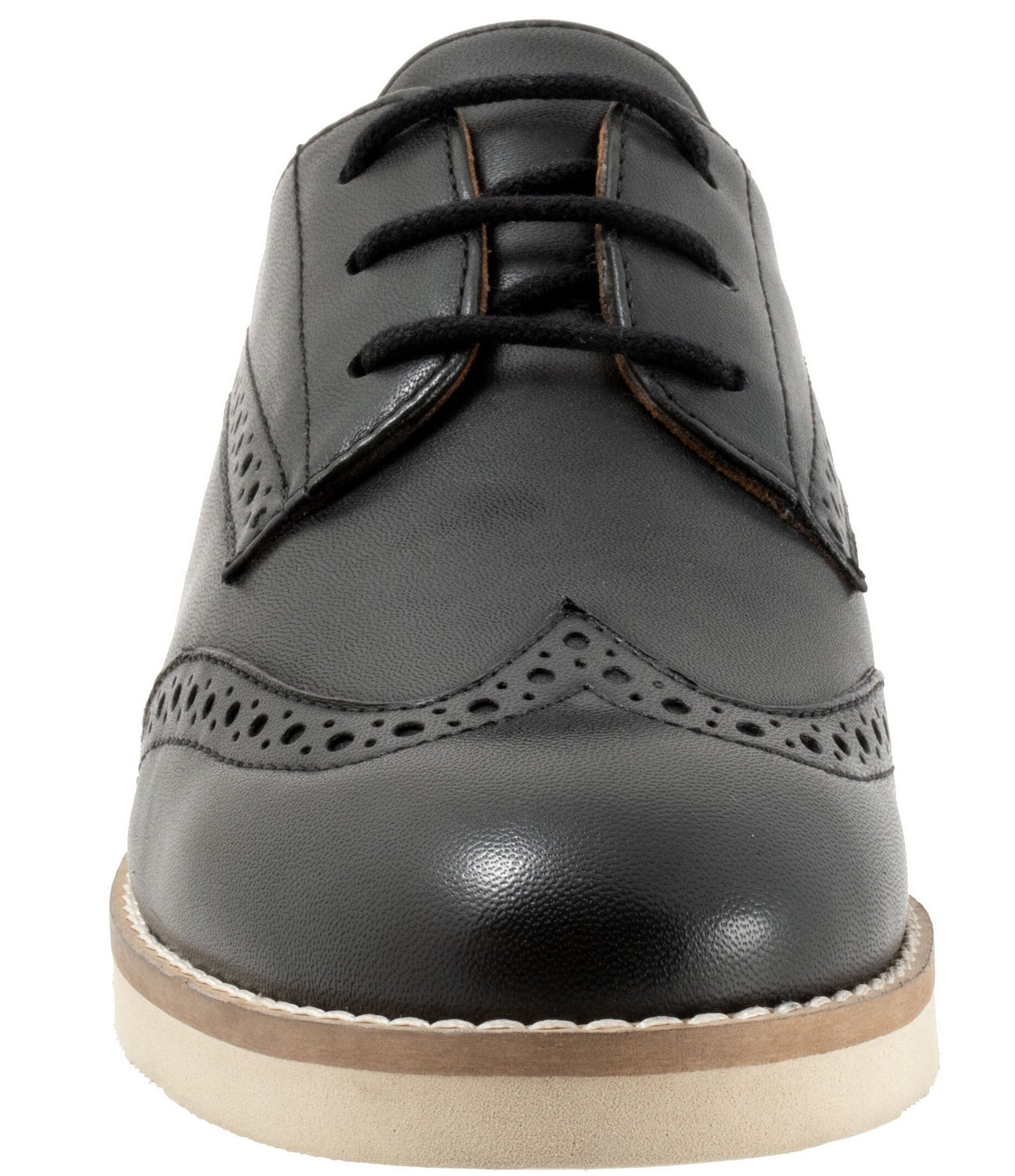SoftWalk Women's Willet Leather Brogue Detail Oxfords