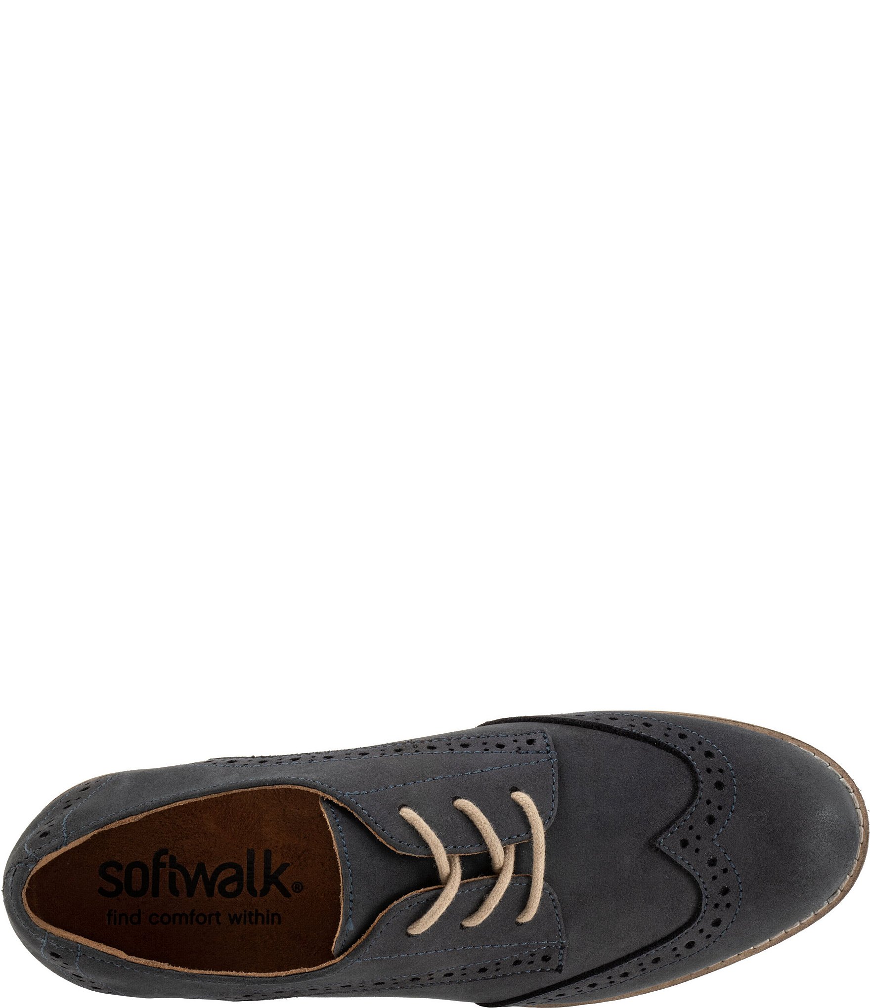SoftWalk Willet Nubuck Suede Lace Up Oxfords
