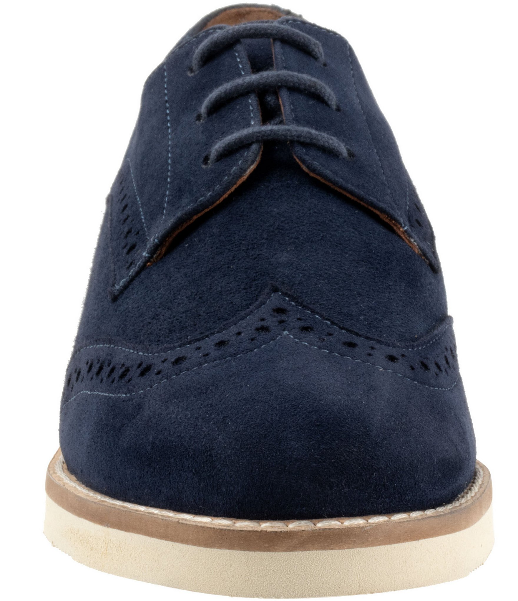 SoftWalk Willet Suede Brogue Detail Oxfords
