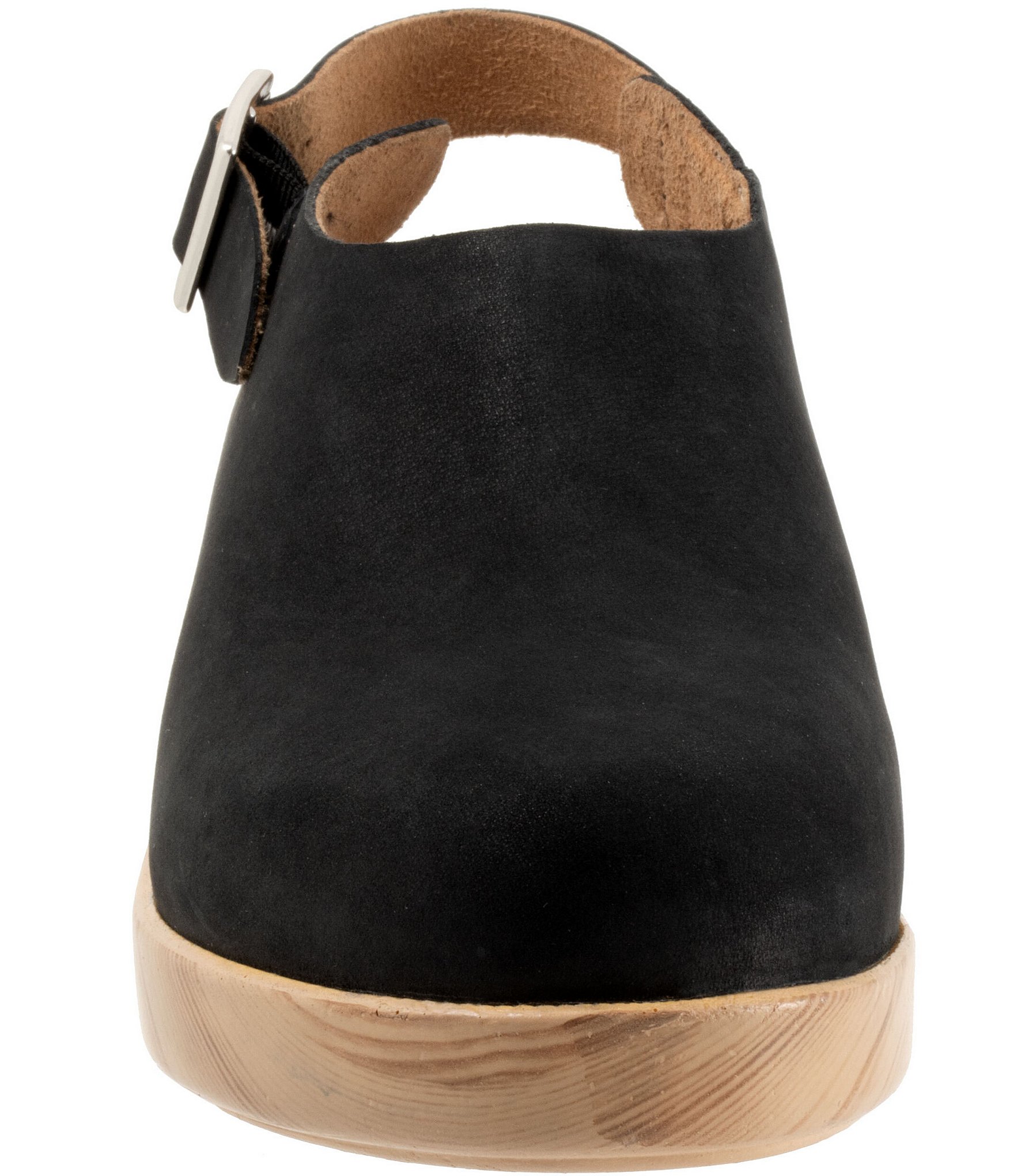 SoftWalk Women's Fairbanks Nubuck Suede Slingback Clogs