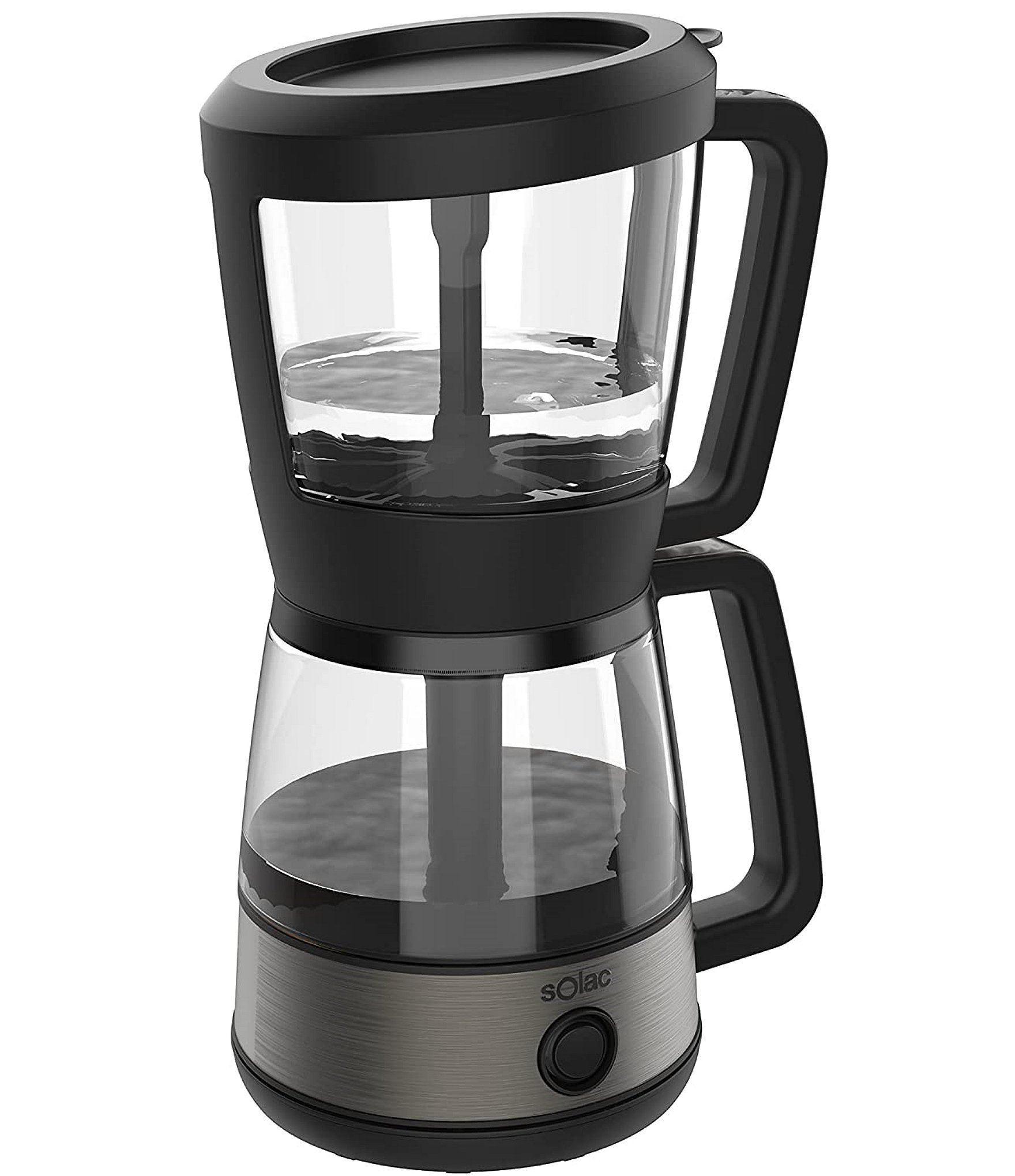 SOLAC Siphon Brewer 3-in-1 Vacuum Coffee Maker, Tea Brewer & Water Boiler