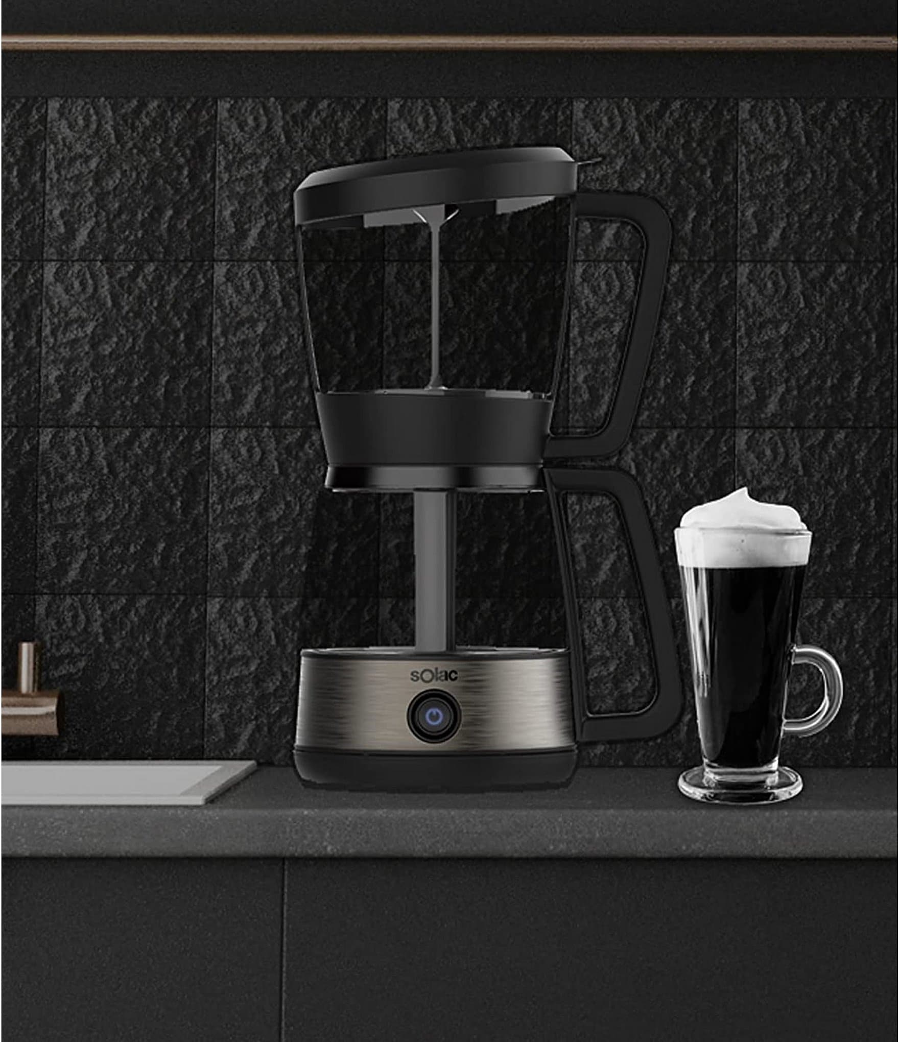 SOLAC Siphon Brewer 3-in-1 Vacuum Coffee Maker, Tea Brewer & Water Boiler