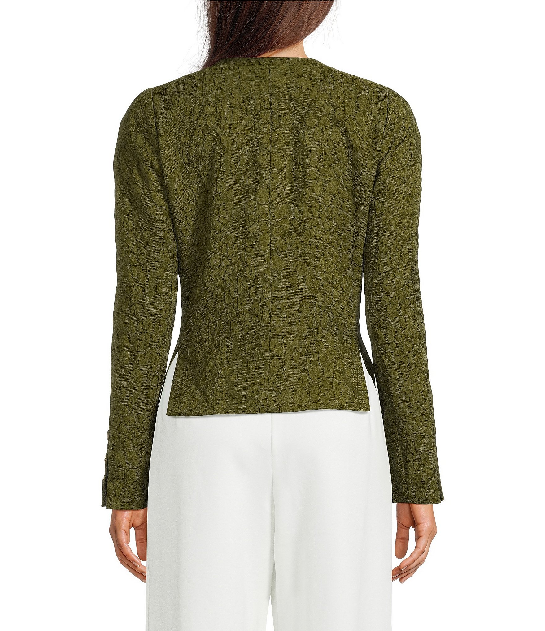 Sonia Rykiel Fitted Rounded Shoulder Button Front Jacket