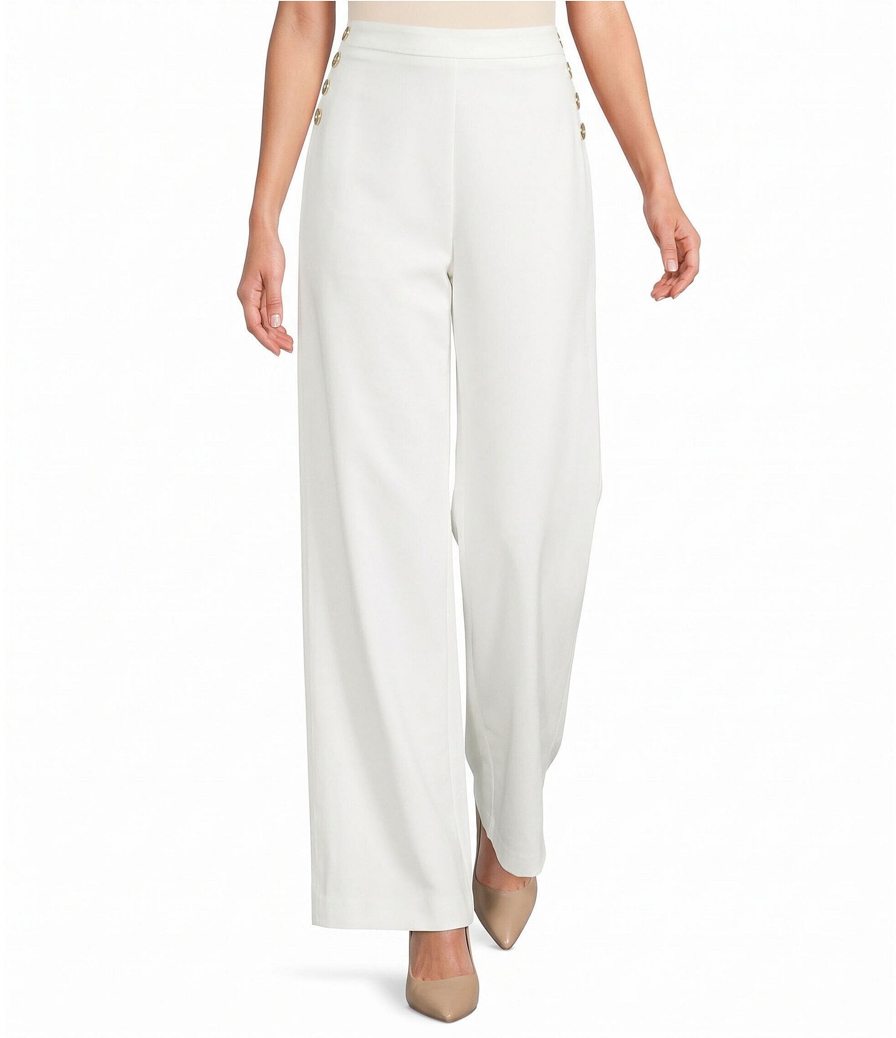 Sonia Rykiel Sailor Straight Leg Pants