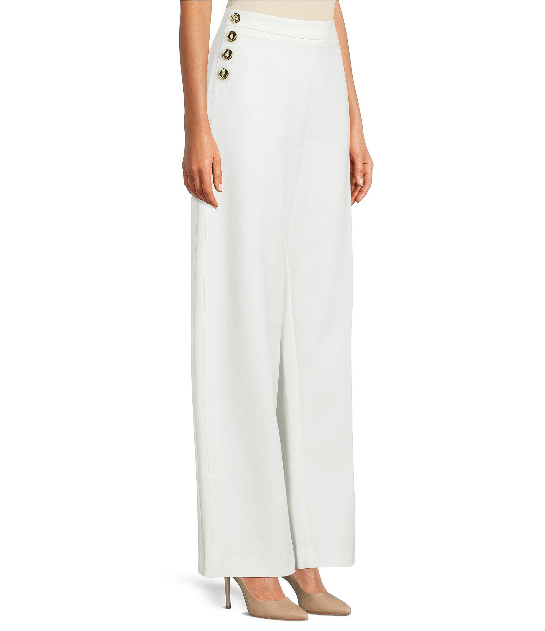Sonia Rykiel Sailor Straight Leg Pants