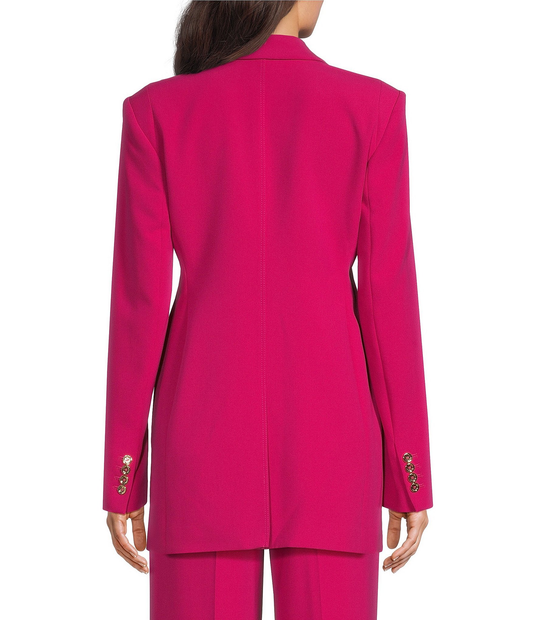 Sonia Rykiel V-Neck Long Sleeve Hardware Button Coordinating Blazer