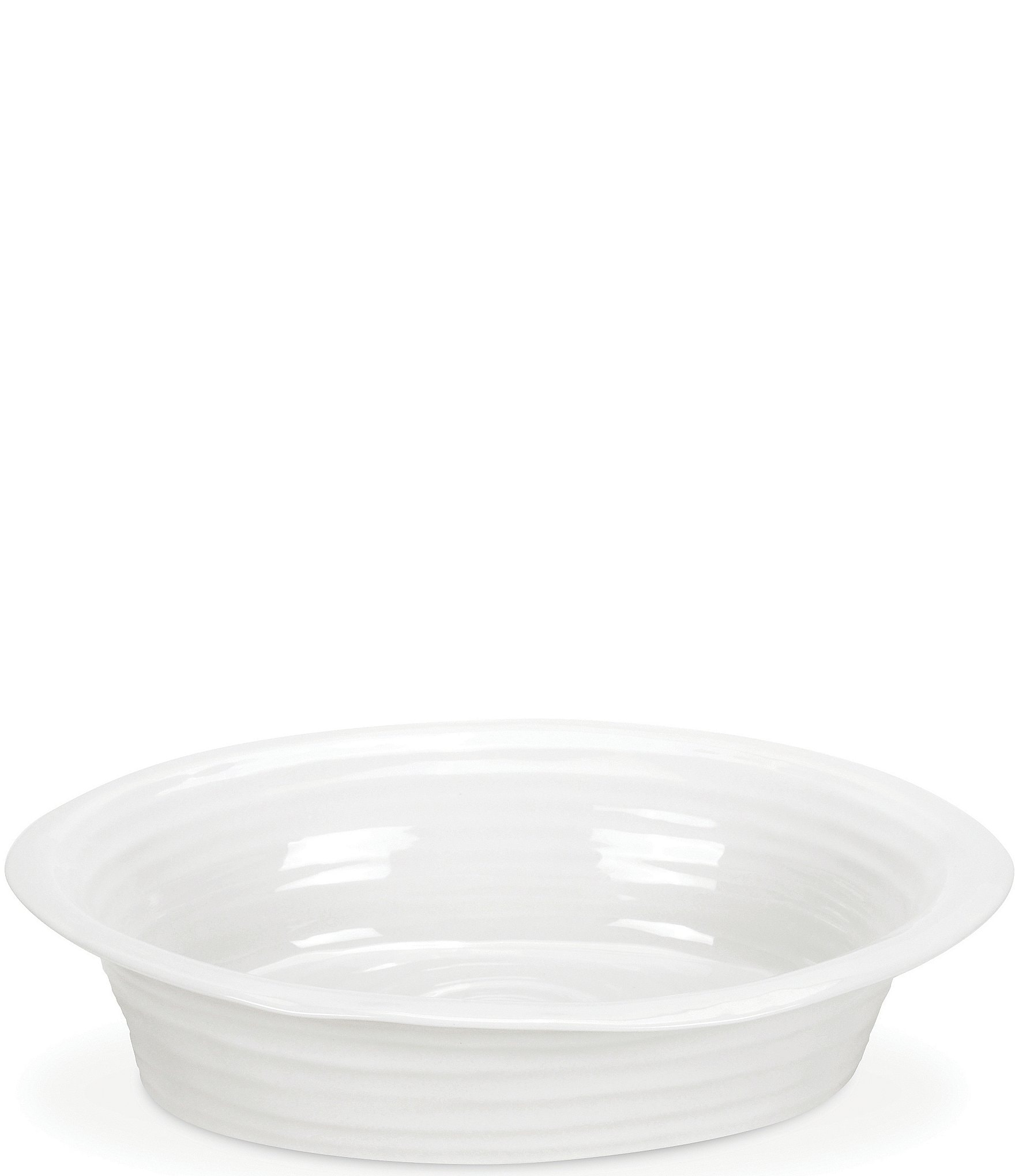 white pie dish