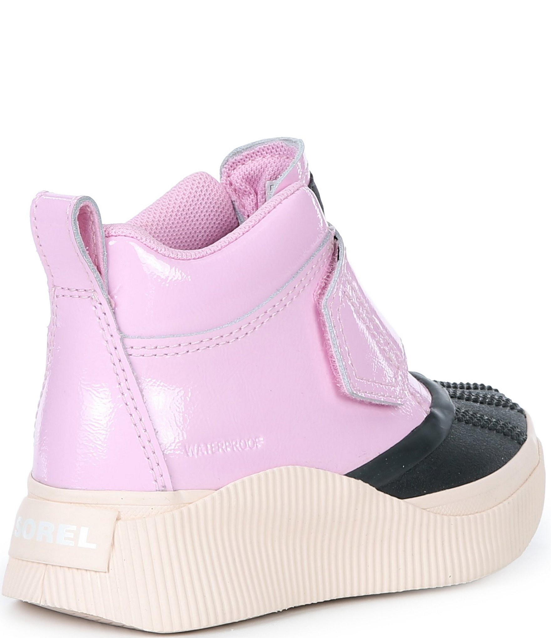 Sorel Girls' Out N About IV Strap Waterproof Patent Boots (Toddler)