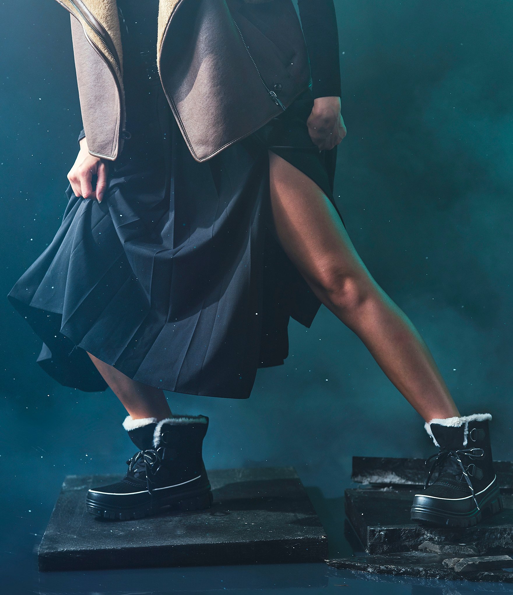 Sorel Tivoli V Waterproof Suede Cold Weather Booties