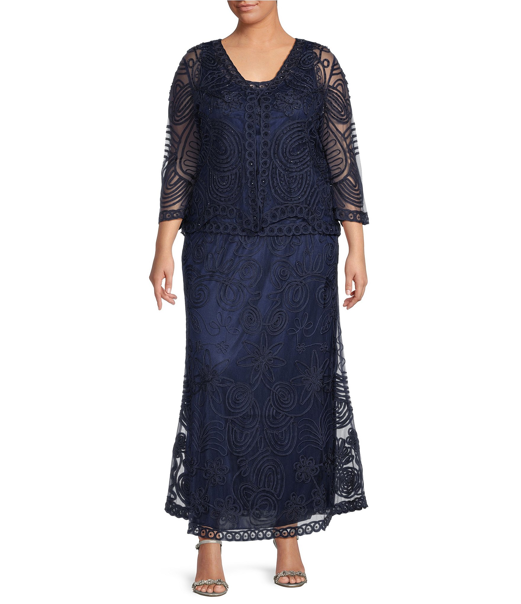 Soulmates silk lace jacket 2024 dress