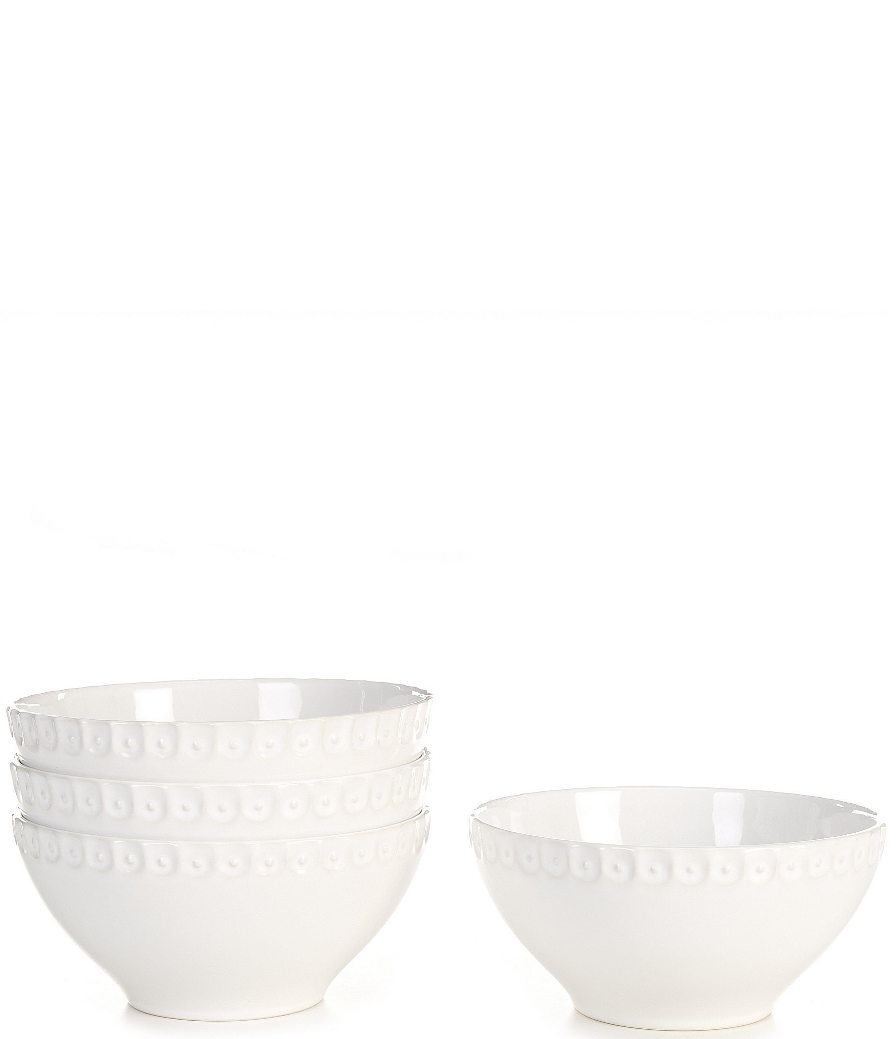 Southern Living Alexa Stoneware Large Cereal Bowl, Set of 4