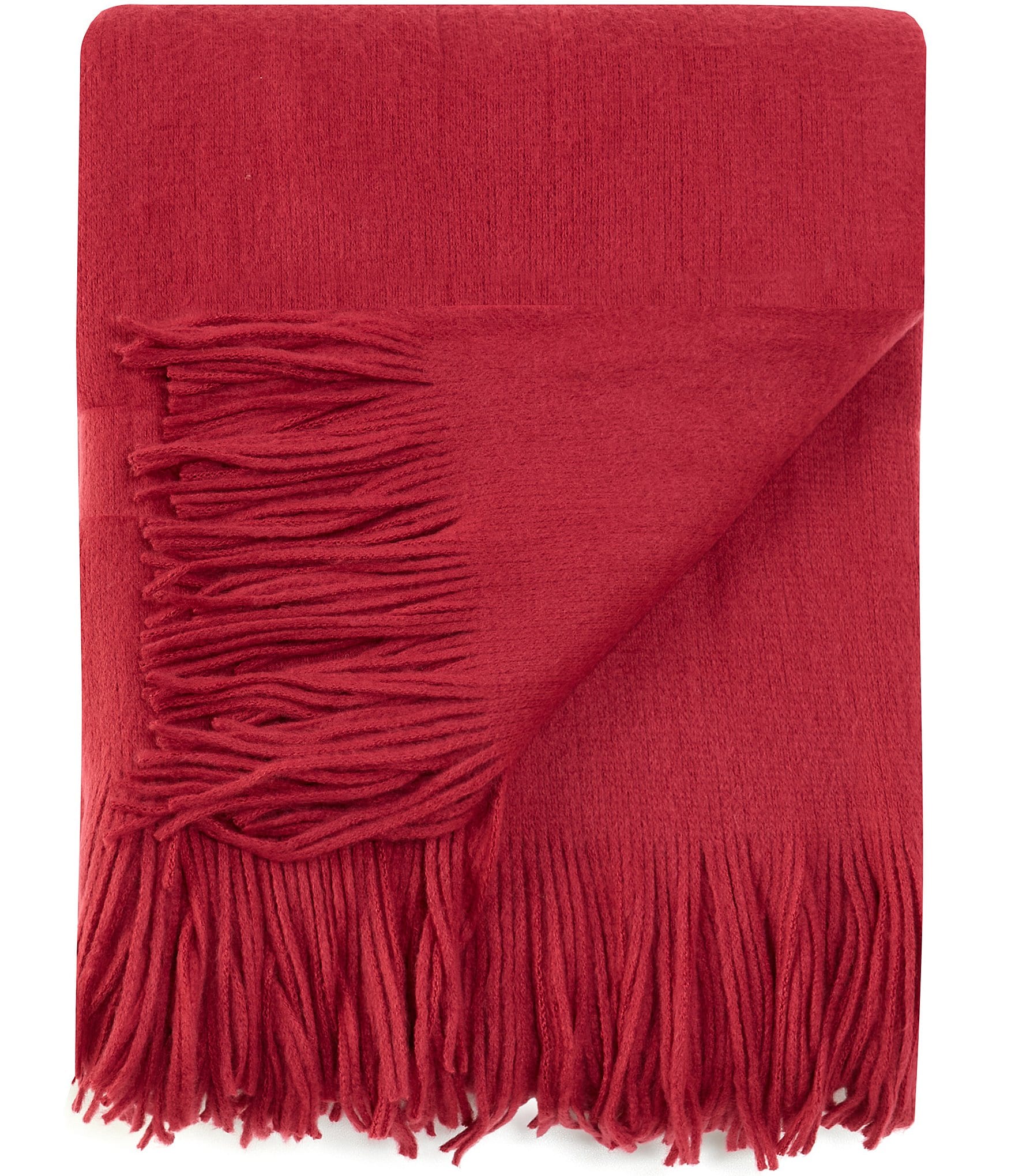 Southern Living Ashford Fringed Acrylic Throw Blanket