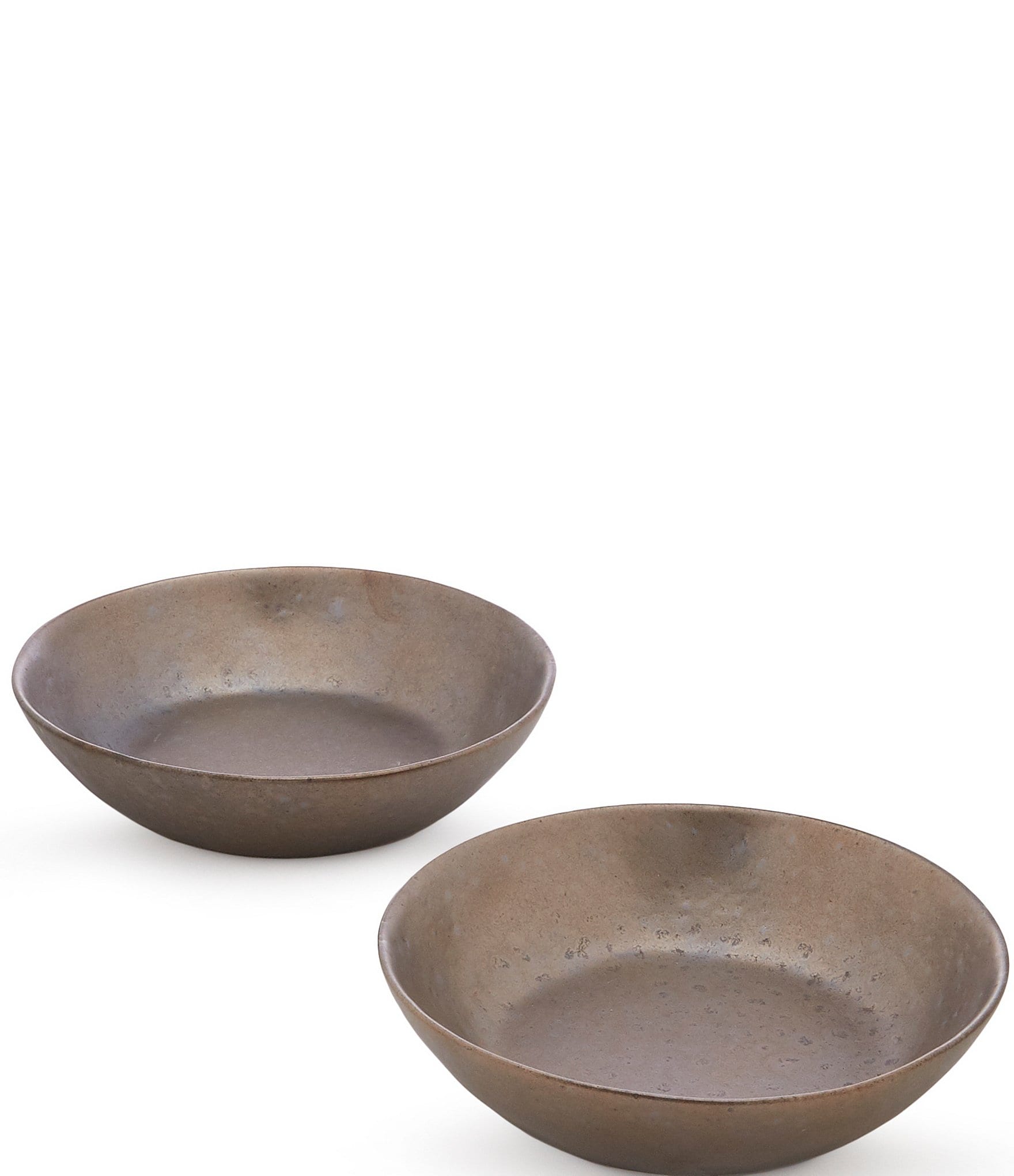 Southern Living Astra Collection Bronze Metallic Pasta Bowls, Set of 2