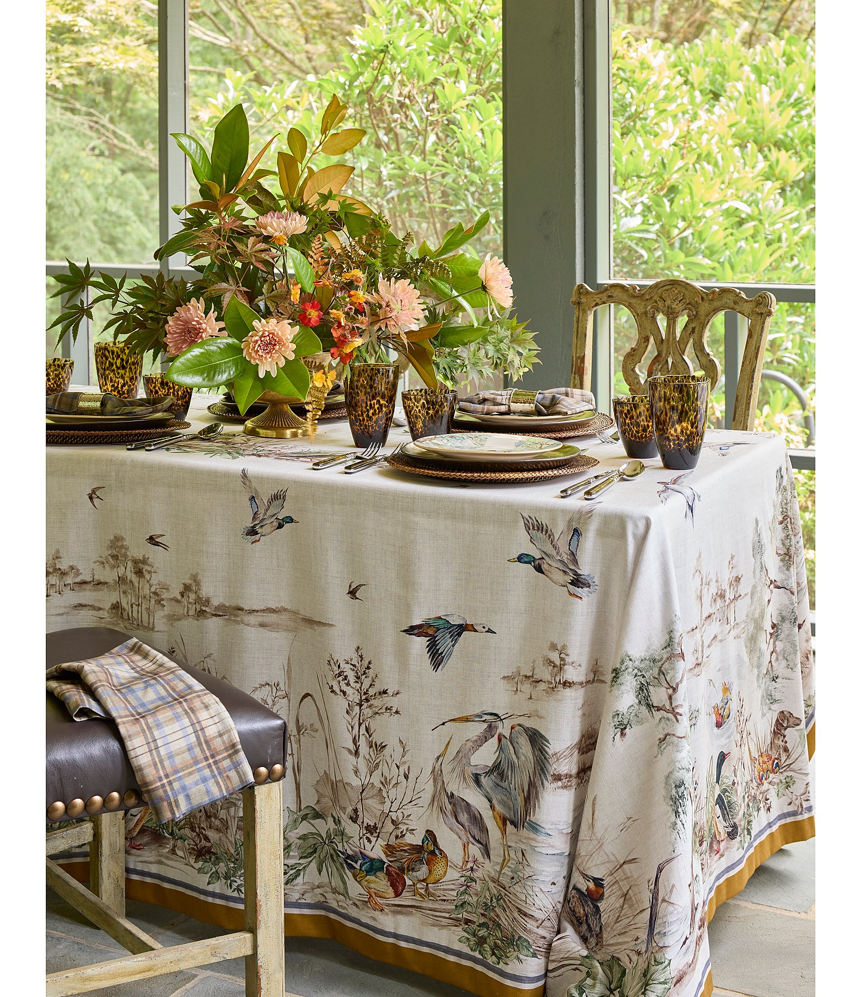 Southern Living Astra Collection Glazed Bronze Metallic Dinner Plate