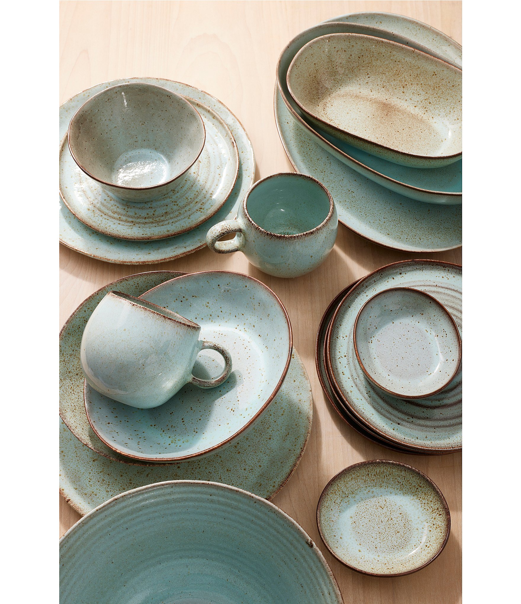 Southern Living Astra Collection Glazed Stoneware Salad Plates, Set of 2