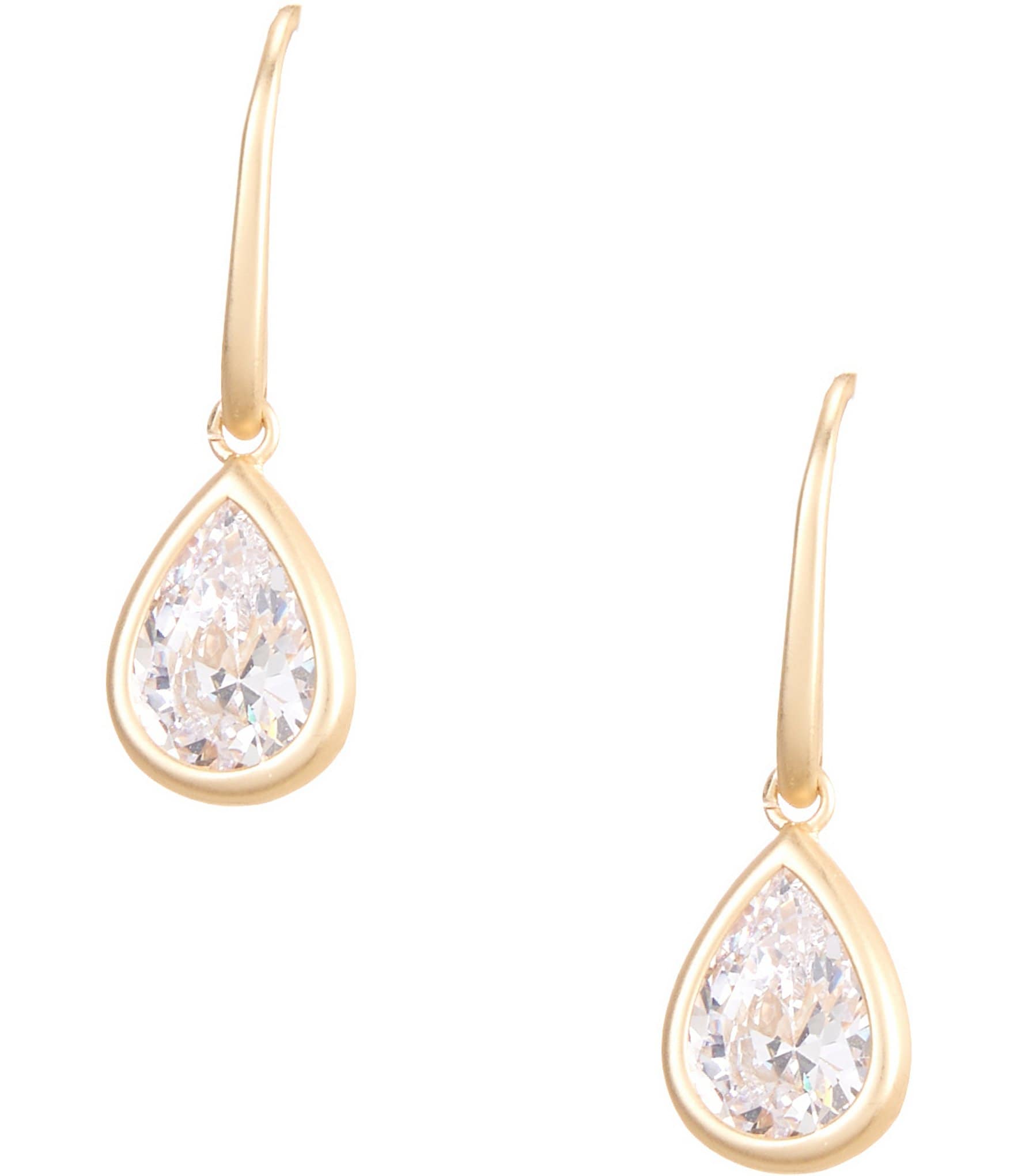 Southern Living Borrowed & Blue By Southern Living Cubic Zirconia Stone Drop Earrings