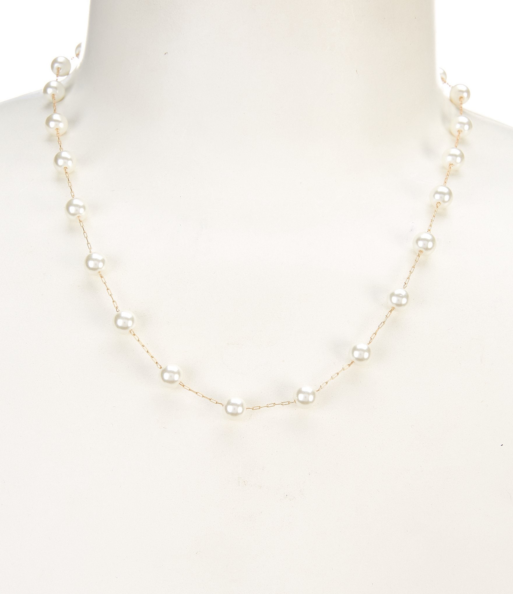 Southern Living Borrowed & Blue By Southern Living Delicate Pearl Collar Necklace