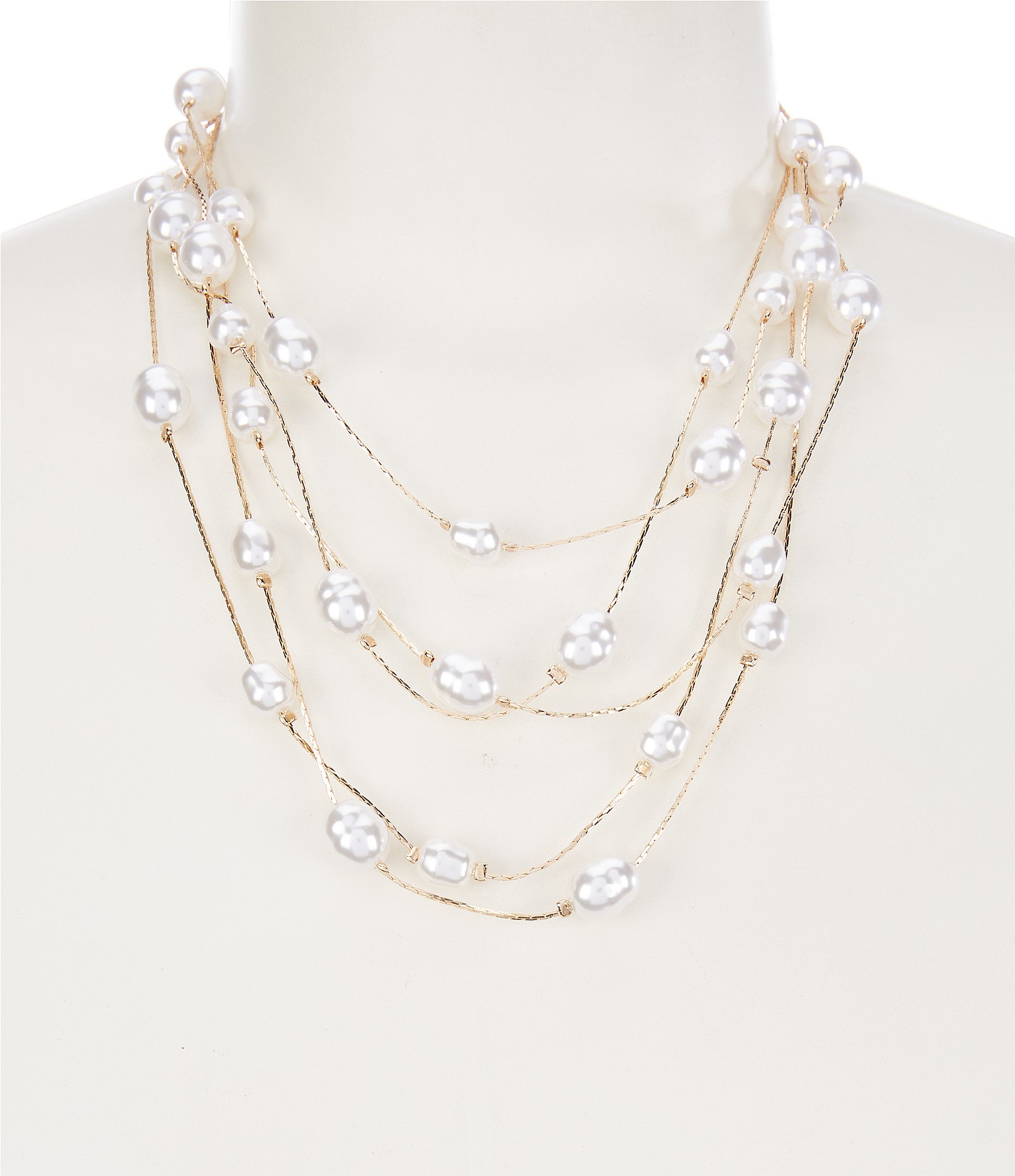 Multi string necklace – Blanquita La Chapina Imports
