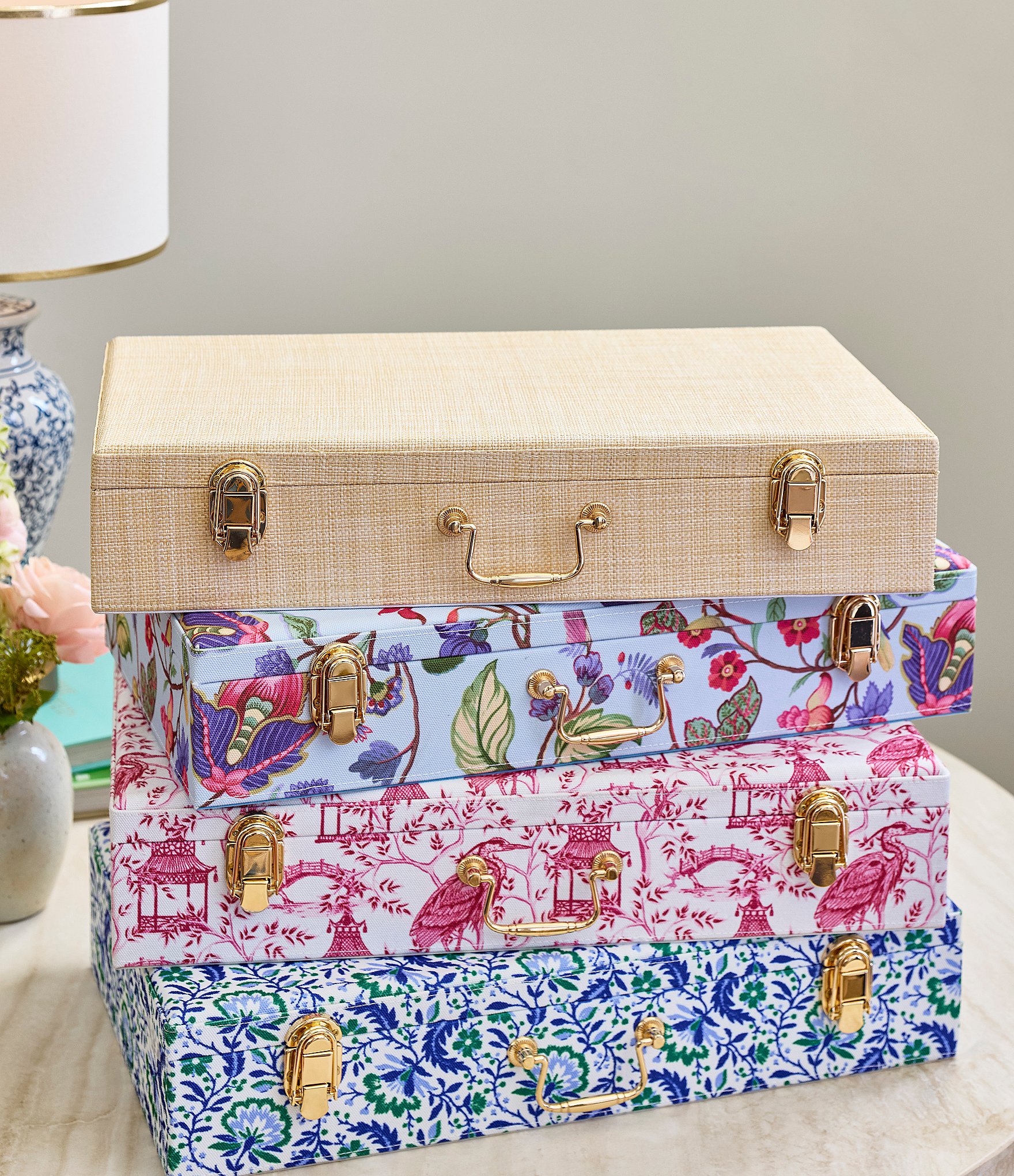 Southern Living Mahjong Tile Box Set